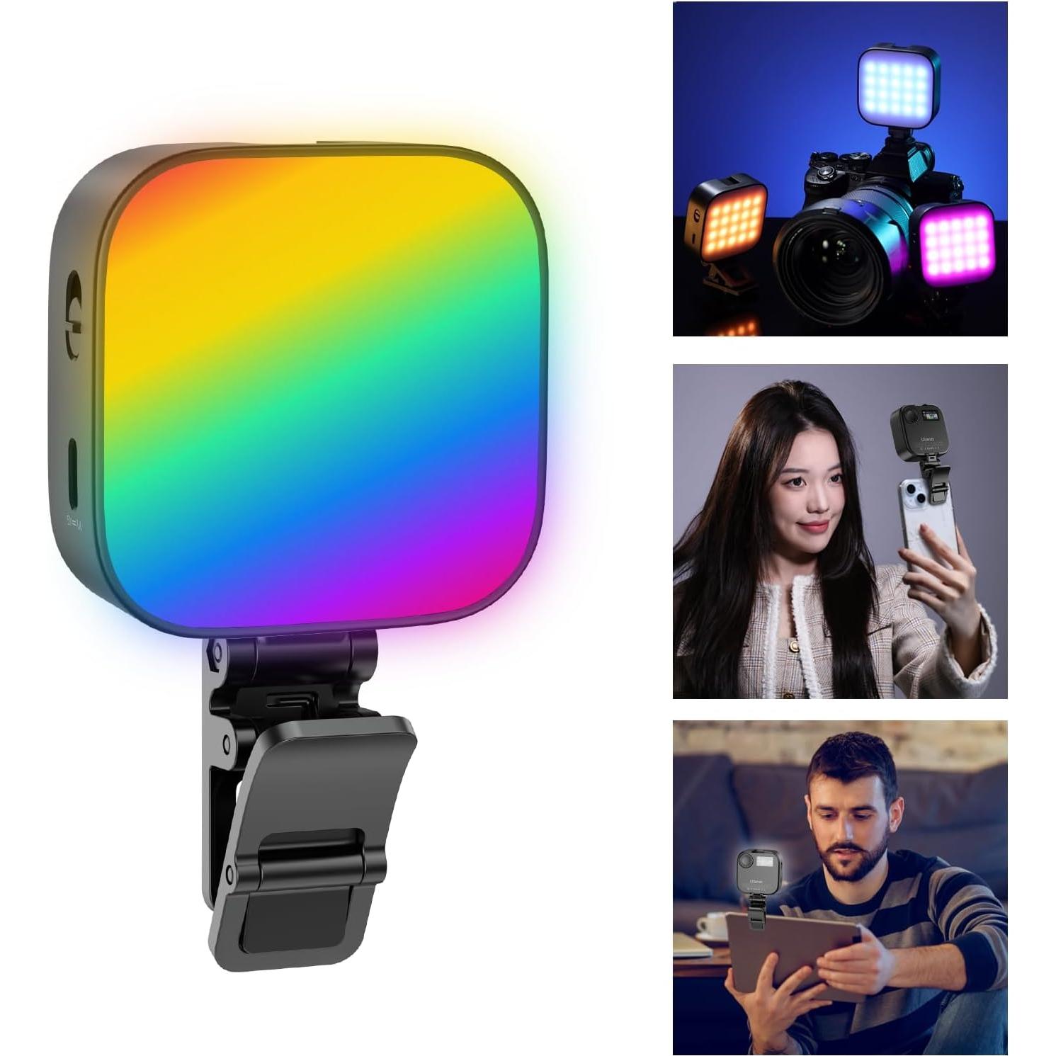 Ulanzi U60 Luz de Video RGB LED Portátil 2500mAh 2500-9000K