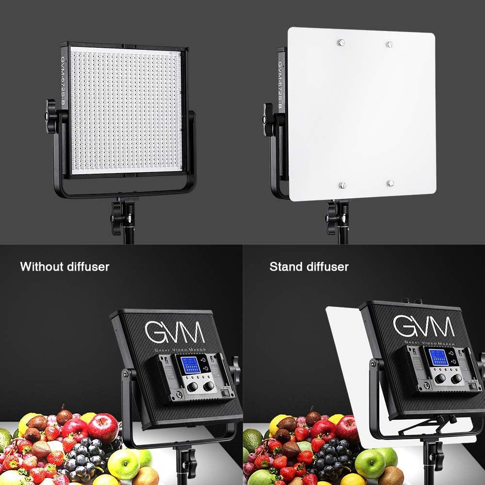 Panel de Luz LED GVM 672S Bi-color 3200K-5600K 22000Lux