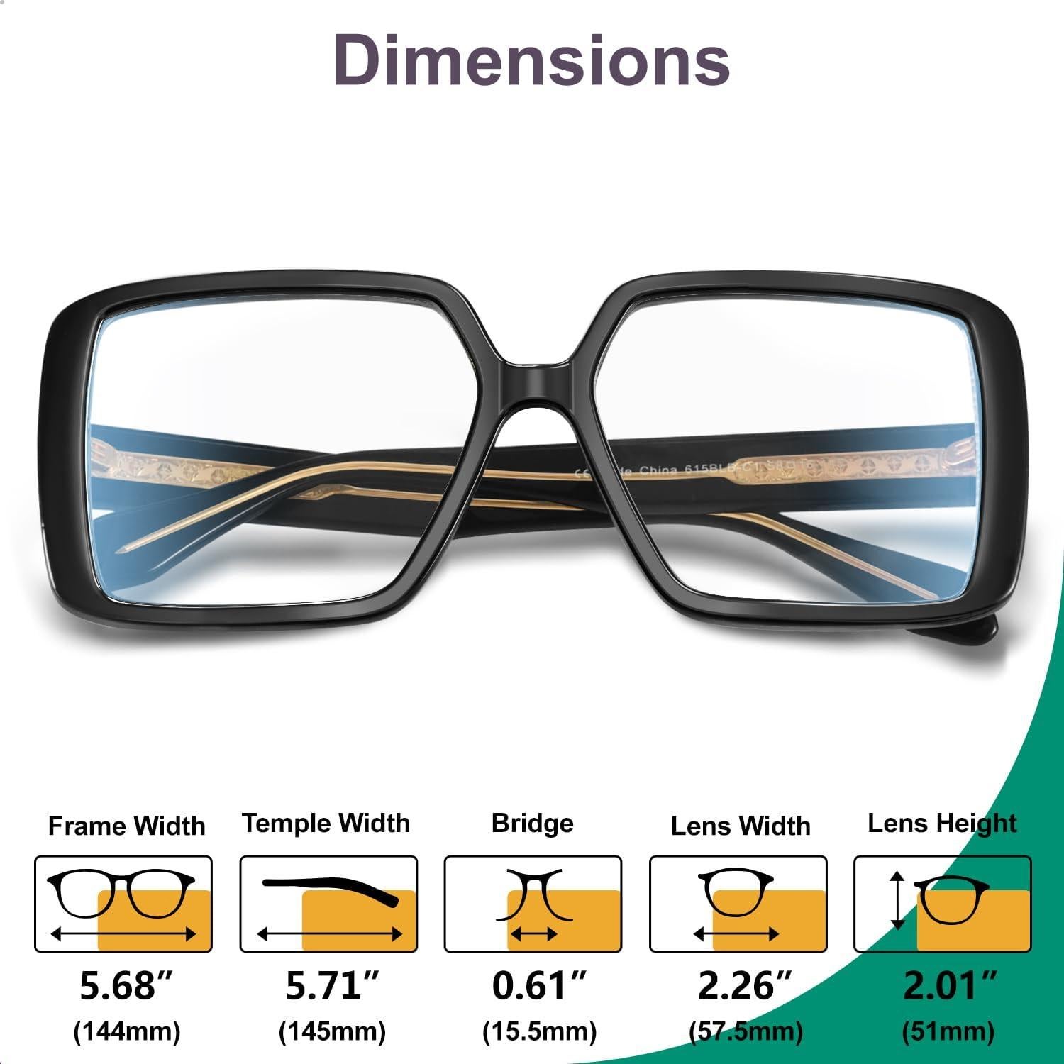 Gafas de Lectura Progresivas VISOONE Anti-Vaho 2.5x