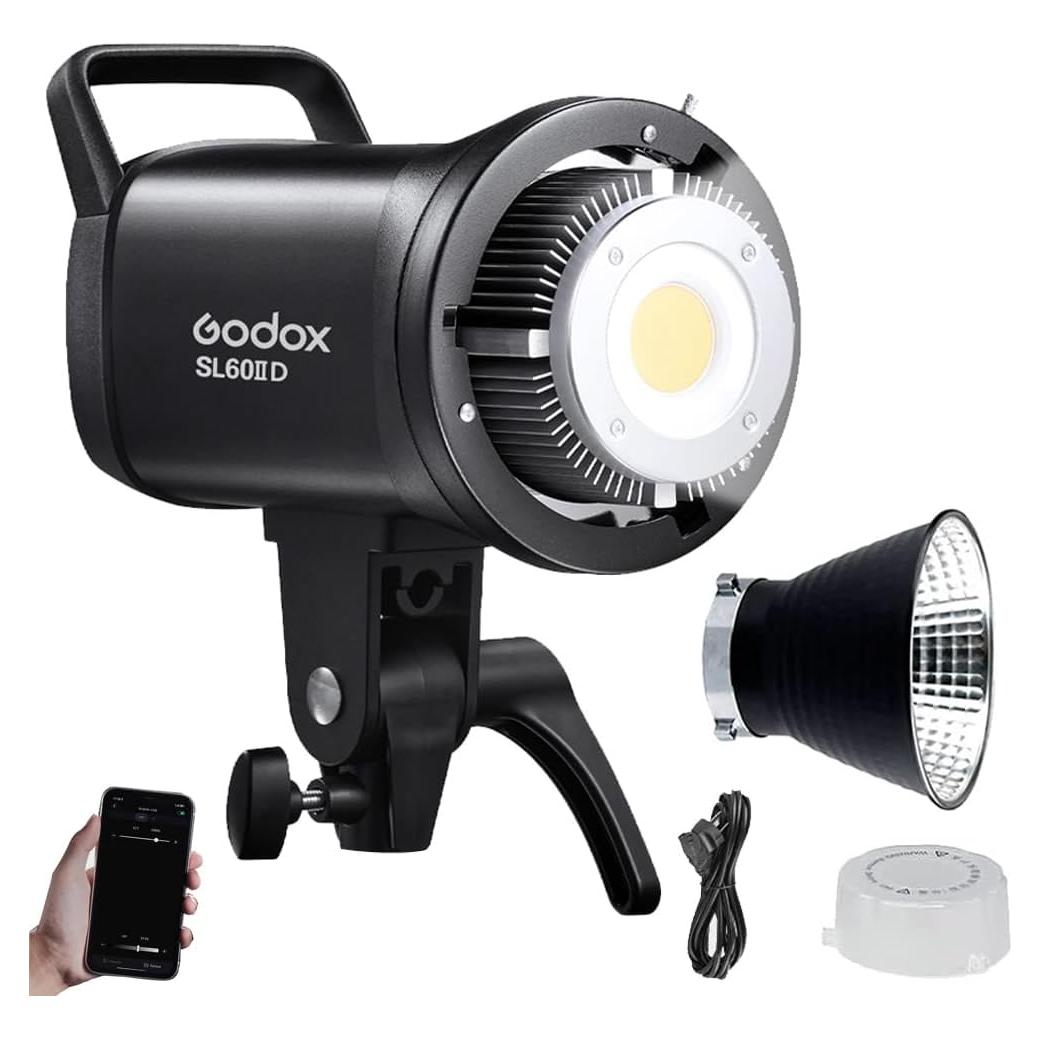 Luz de Video LED Godox SL60IID 70W CRI96+ 5600K Montura Bowens