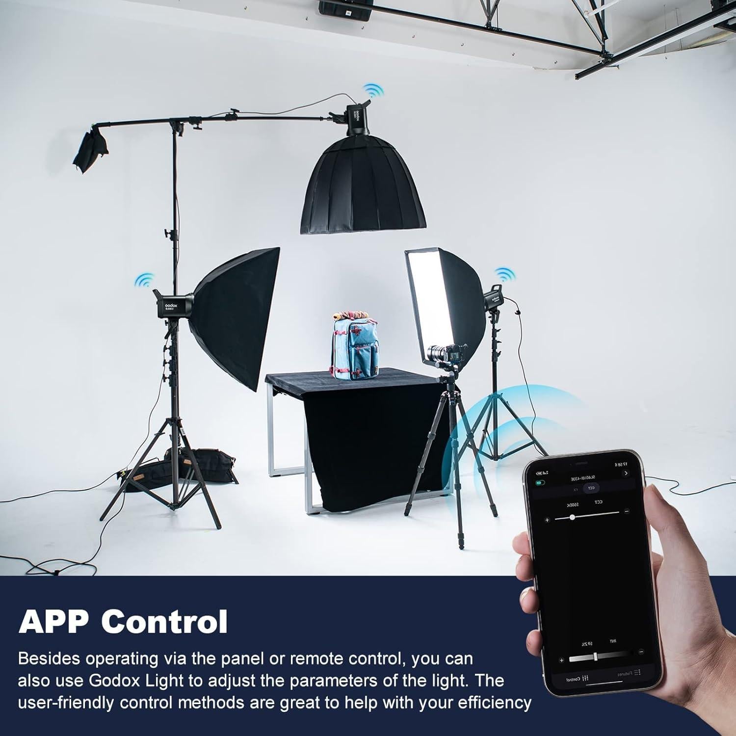 Luz de Video LED Godox SL60IID 70W CRI96+ 5600K Montura Bowens