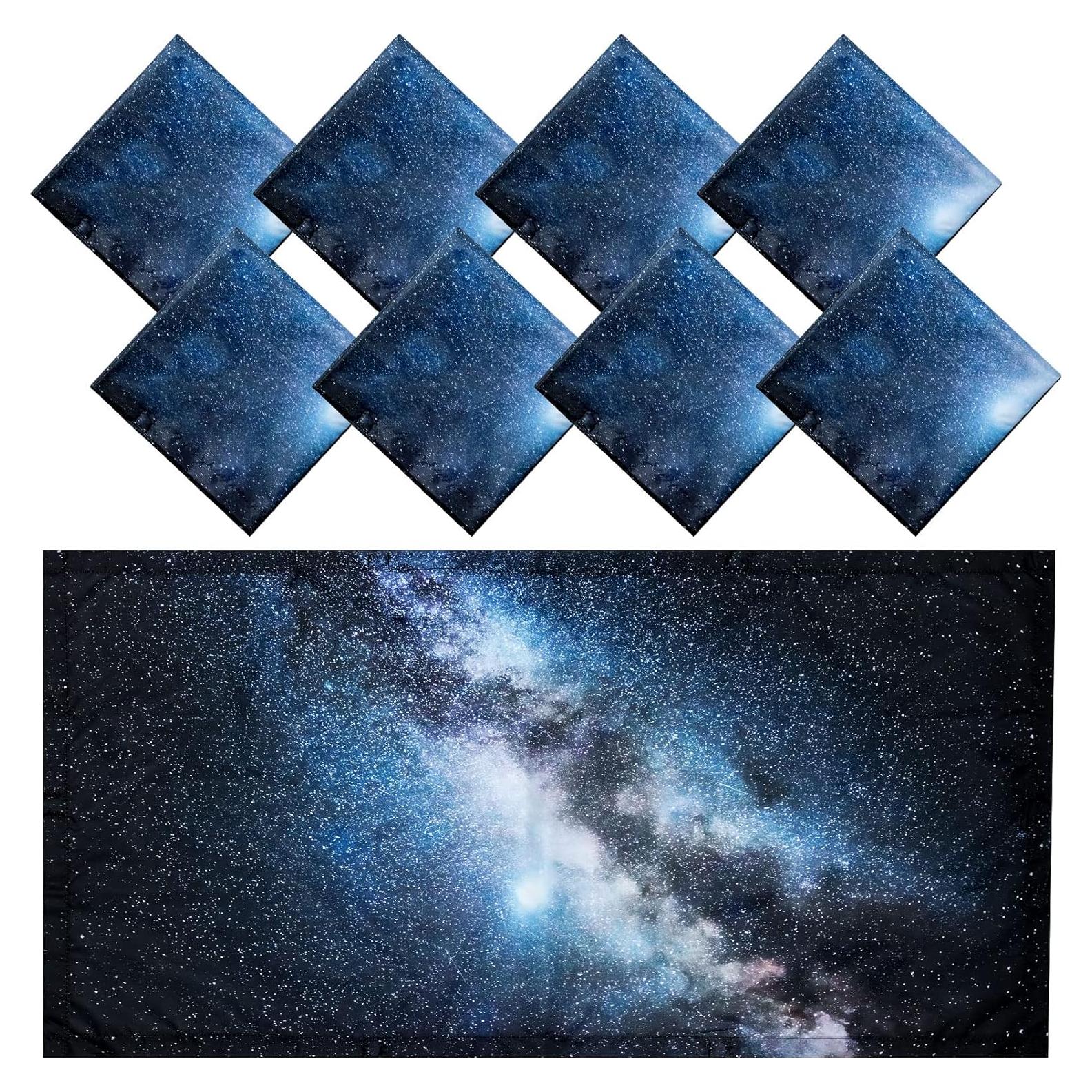 Cubiertas de Luz Fluorescente Patelai 8 Piezas 61x122 cm