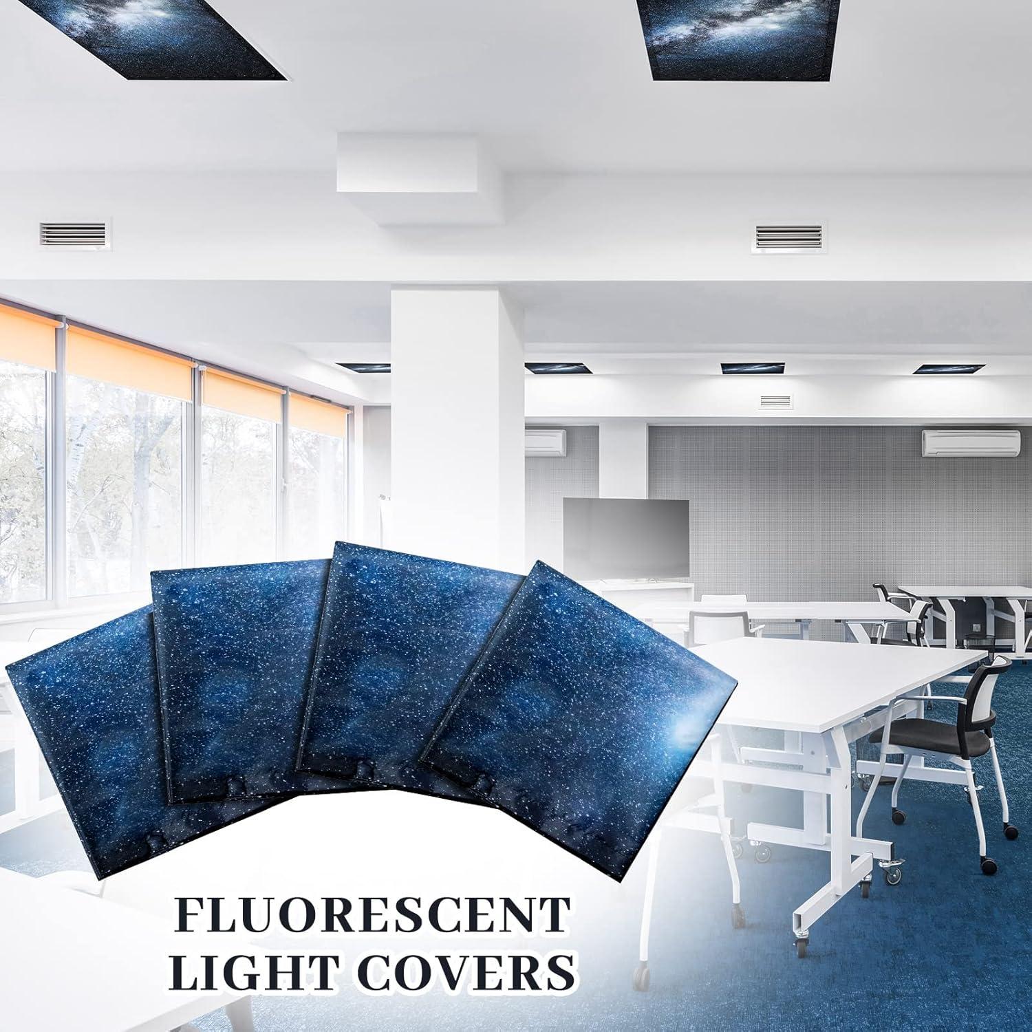 Cubiertas de Luz Fluorescente Patelai 8 Piezas 61x122 cm