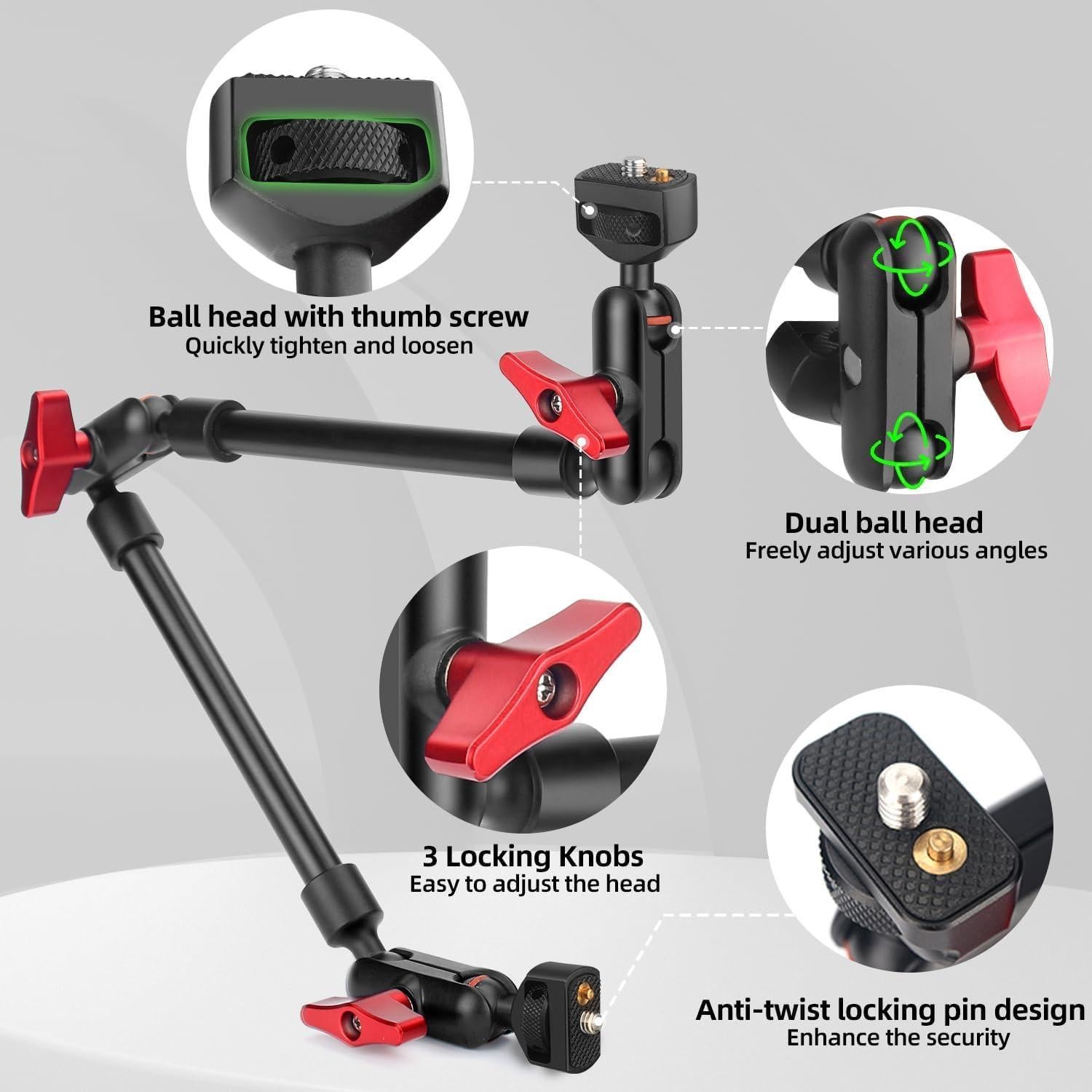 Brazo Mágico Hemmotop 55.88cm con Abrazadera Ajustable