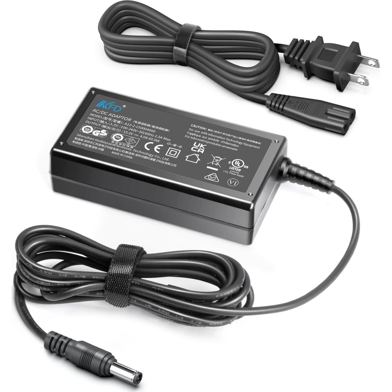 Fuente de Alimentación KFD 15V 4A Adaptador Neewer 14" 18"