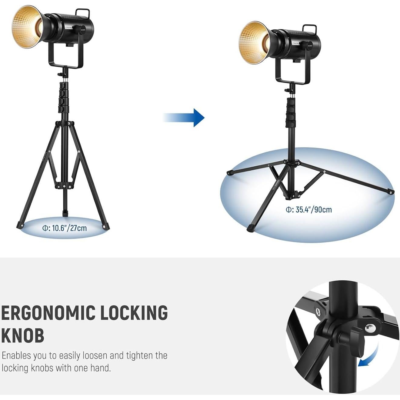 Soporte de Cámara NEEWER ST180R 180cm Plegable y Ajustable