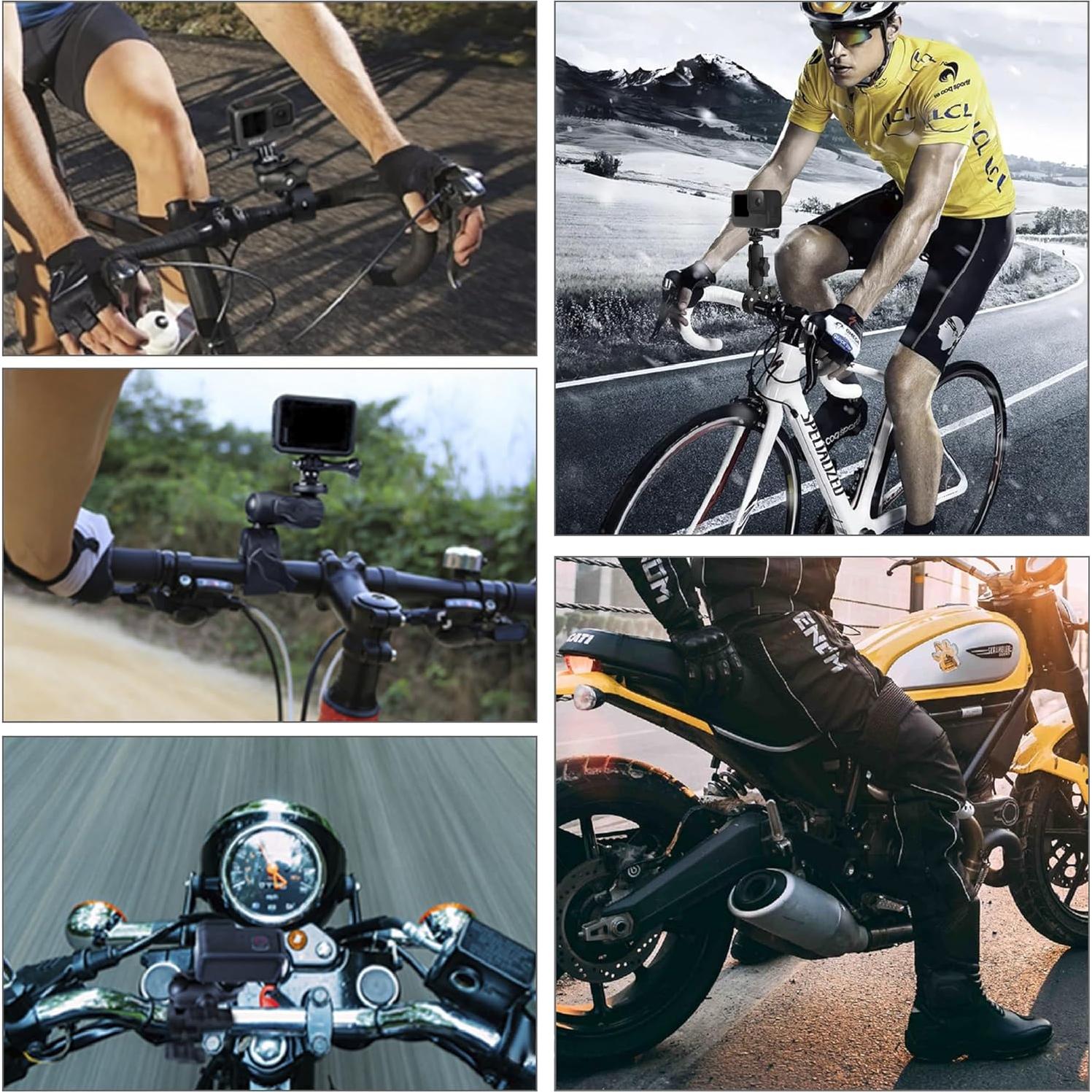 Abrazadera Super Doble Shewtme para Cámara 9CM con Cabeza Esférica