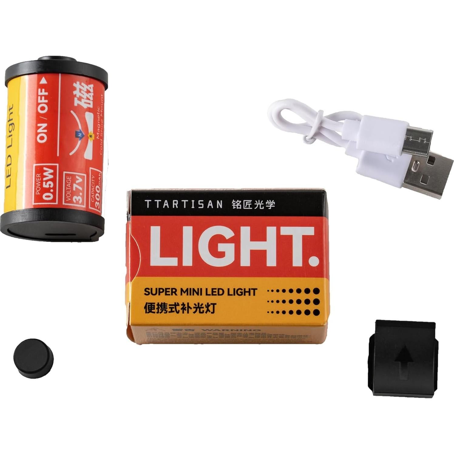 Luz LED Mini TTArtisan 3000K/4500K/6000K para Fotografía