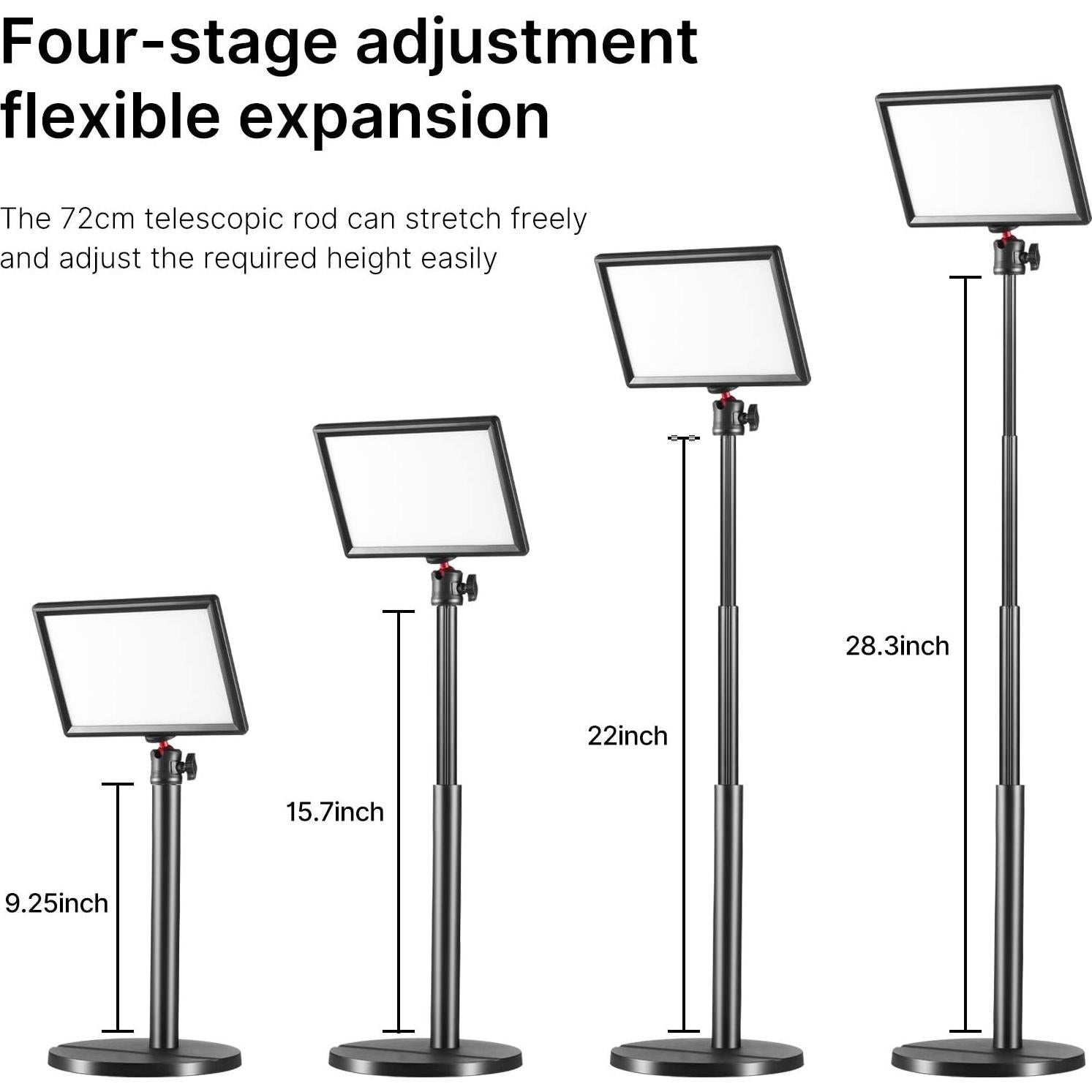 Luz Clave JUSMO K3 LED Ajustable con Soporte Extensible