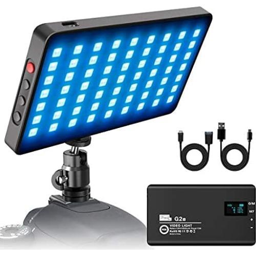 Luz de Cámara RGB Pixel MD25 con Batería 4000mAh y 10 Efectos