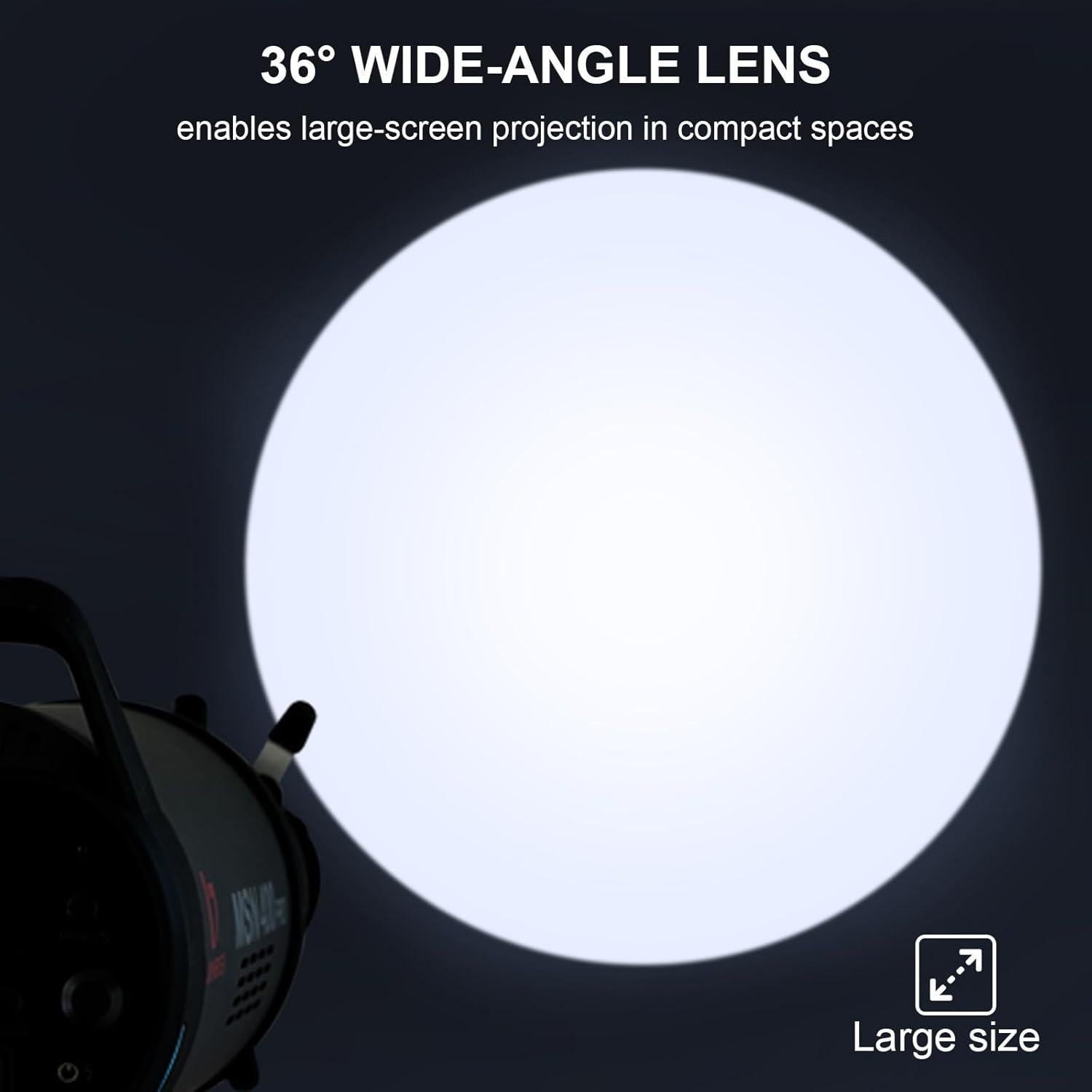 Snoot Óptico Bowens Wellmaking S-290 con Lente 36° y Filtros