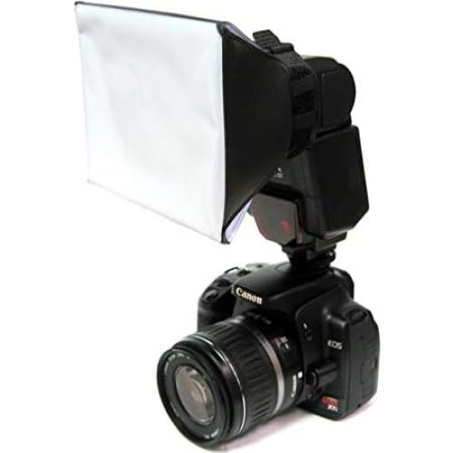 Flash Automático Circuit City CC-125 con Luz LED y Accesorios