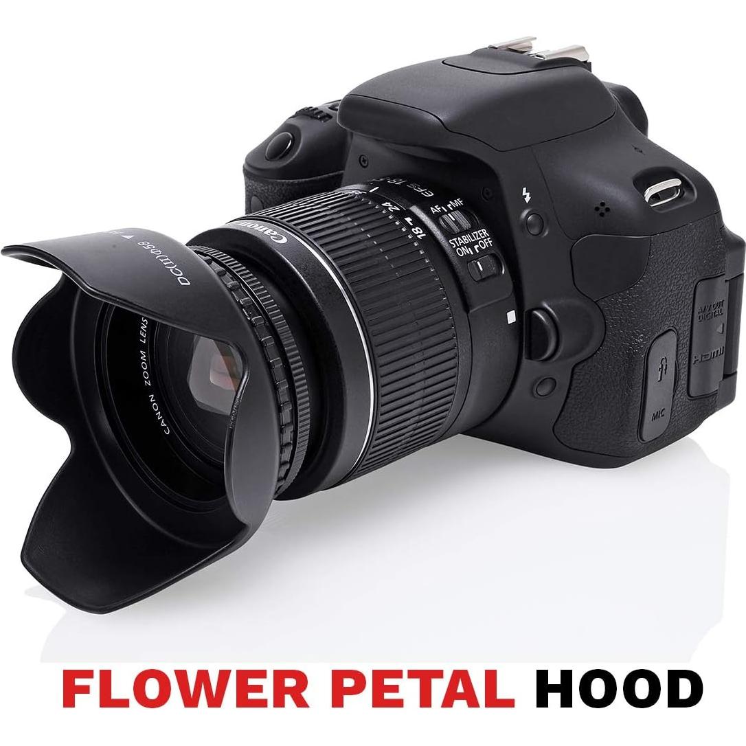 Flash Automático Circuit City CC-125 con Luz LED y Accesorios