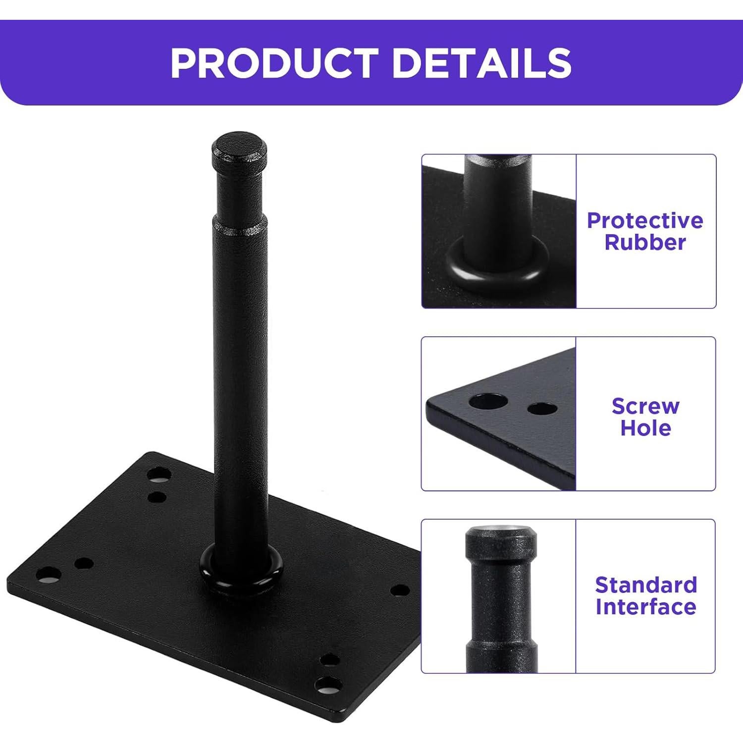 Placa de Montaje en Pared Hahawalker 15 cm para Accesorios de Estudio