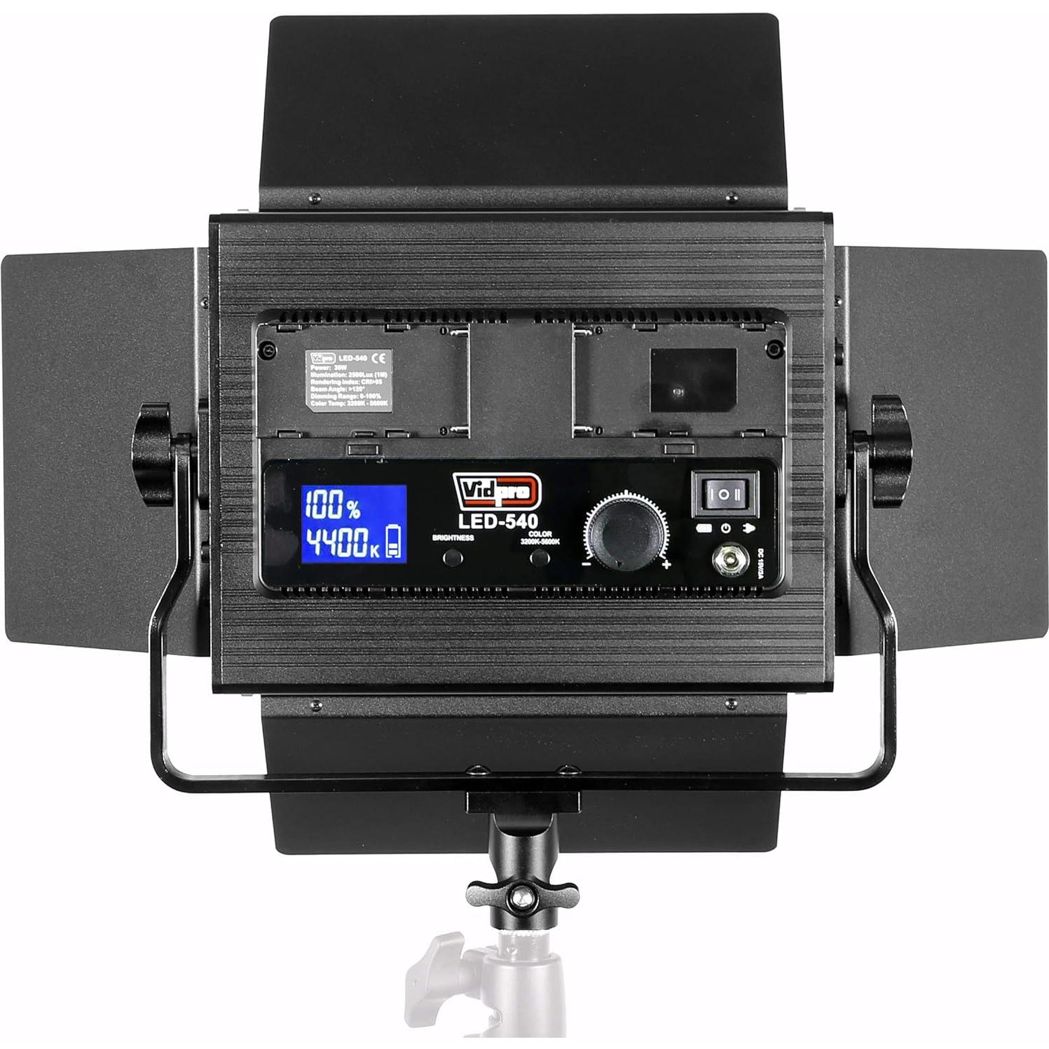 Kit de Iluminación LED Vidpro LED-540 Bi-Color 3200K-5600K