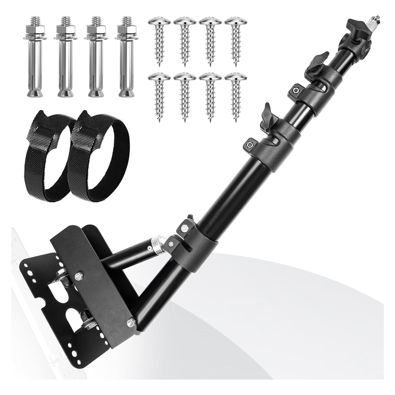 Brazo de Soporte Triangular para Pared Babsbire 55-100 cm