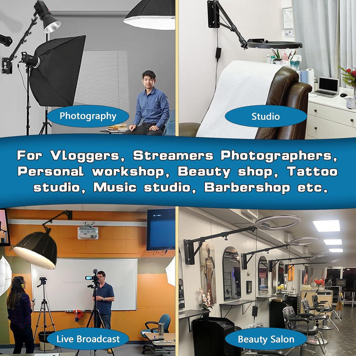 Brazo de Soporte Triangular para Pared Babsbire 55-100 cm