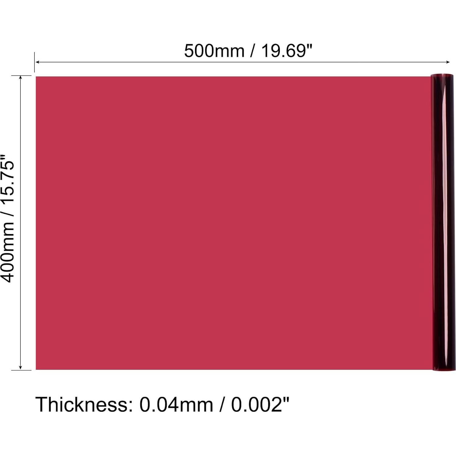 Filtro de Color de Gel MECCANIXITY PVC 40x50cm Rojo Azul Verde