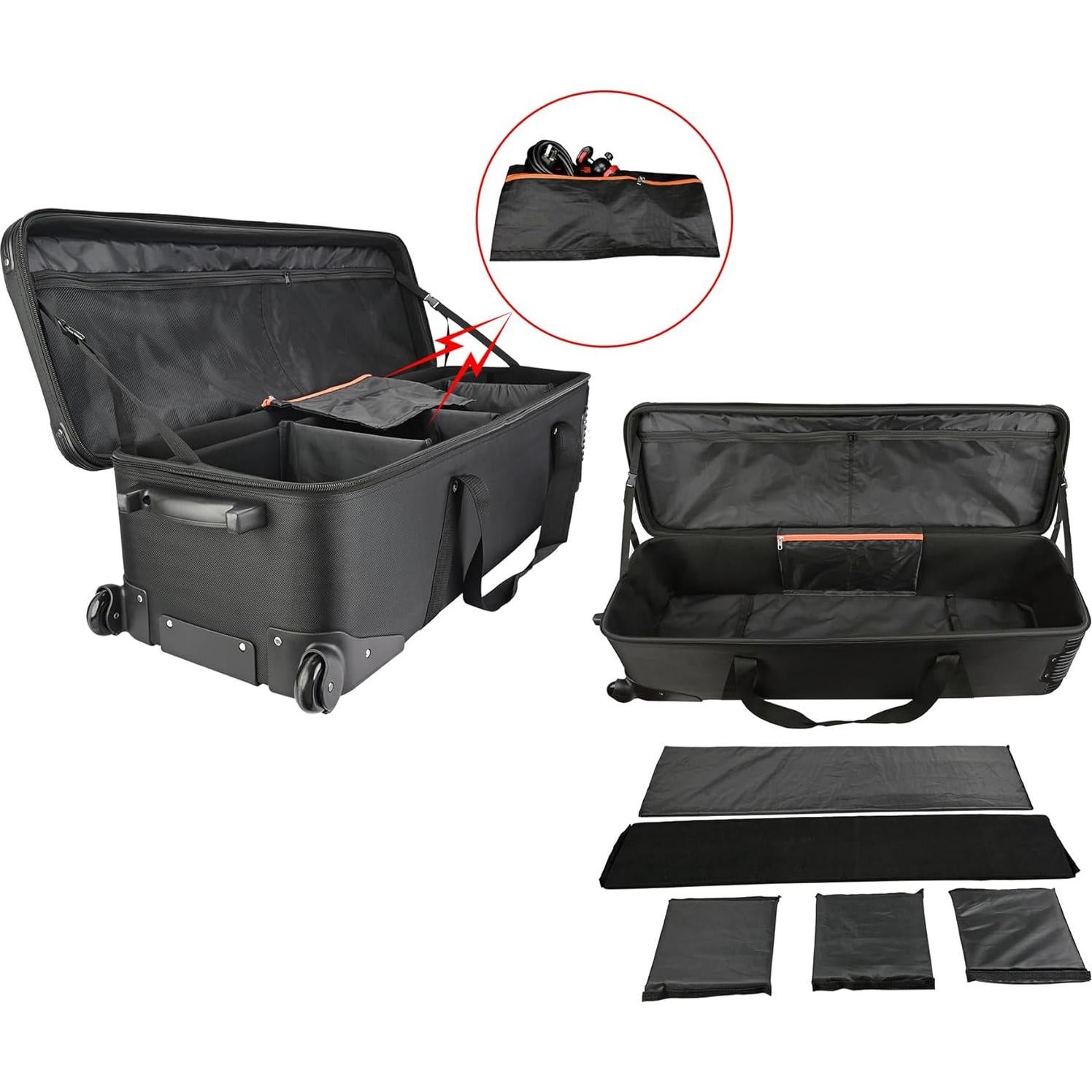 Funda Rodante MagicLine 120x38x33 cm para Equipos de Foto