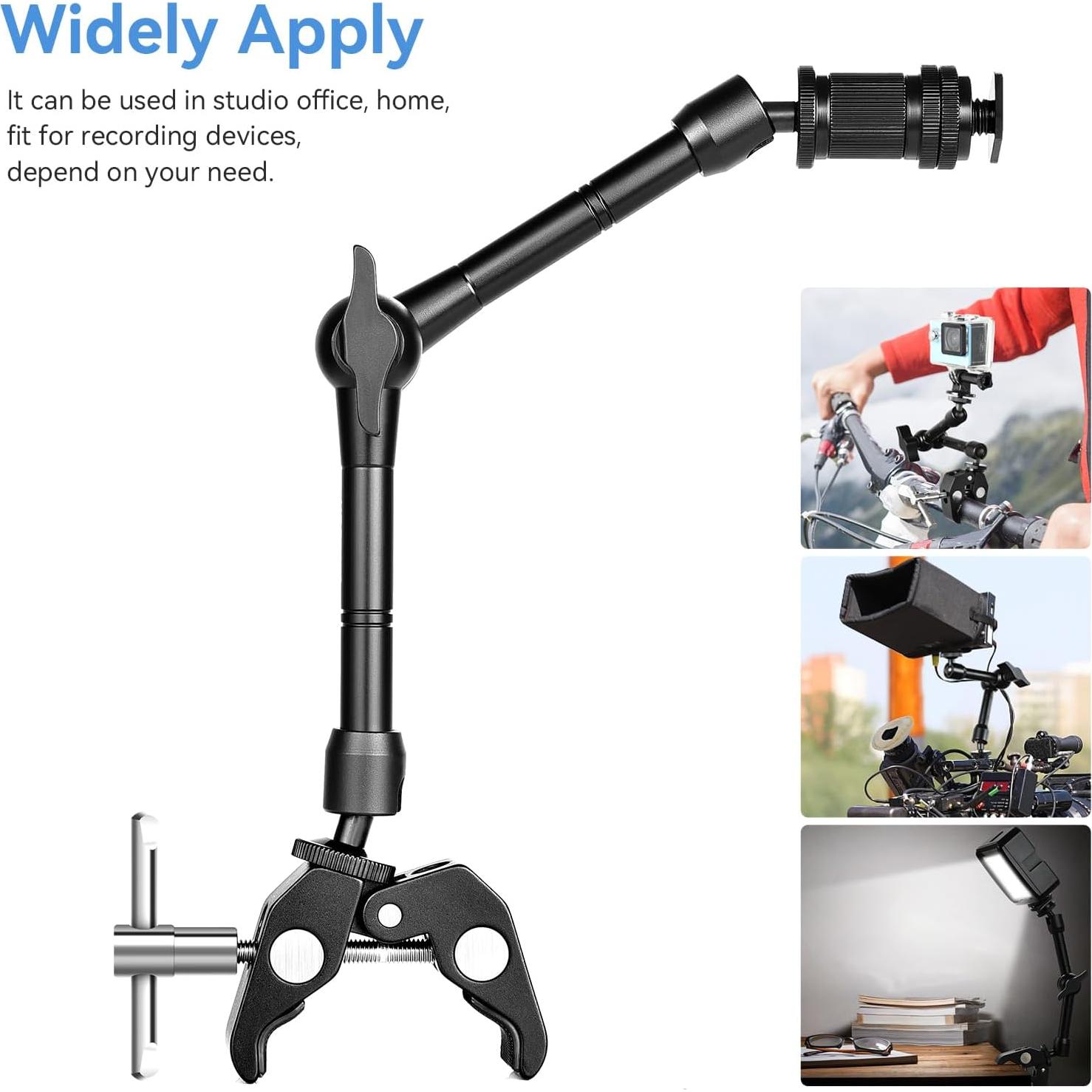 Brazo Mágico Articulado UTEBIT 11" con Abrazadera 15mm