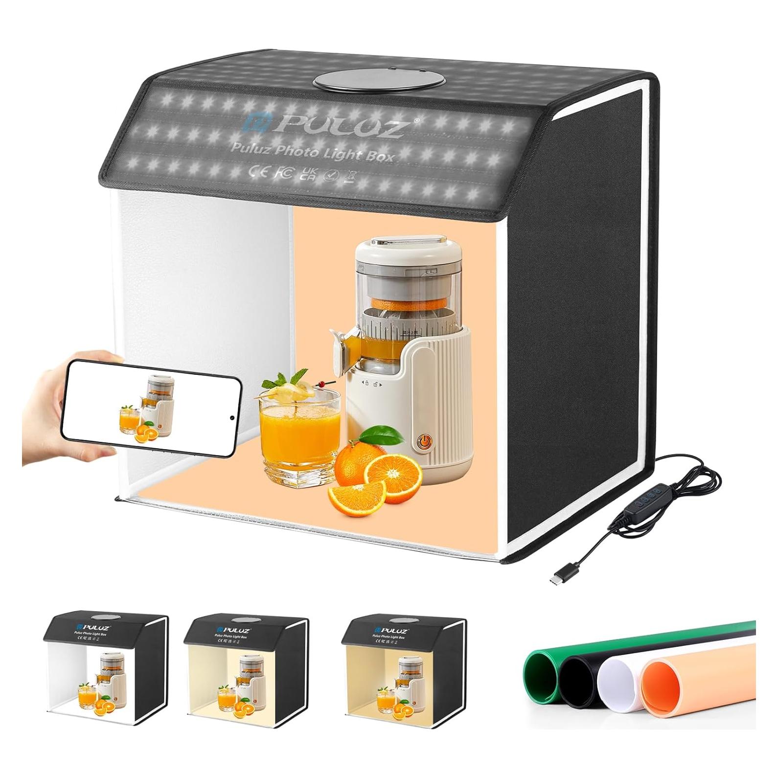 Caja de Luz Fotográfica PULUZ 40.64x30.48cm con 320 LED