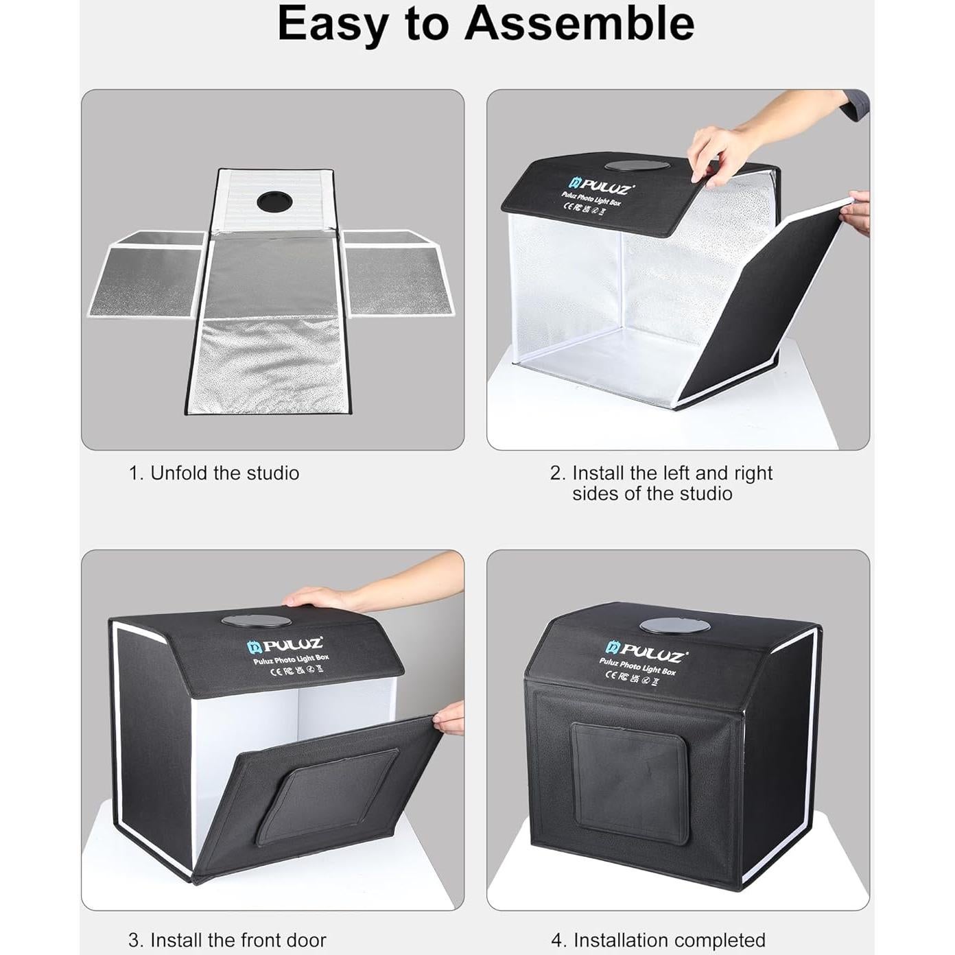 Caja de Luz Fotográfica PULUZ 40.64x30.48cm con 320 LED