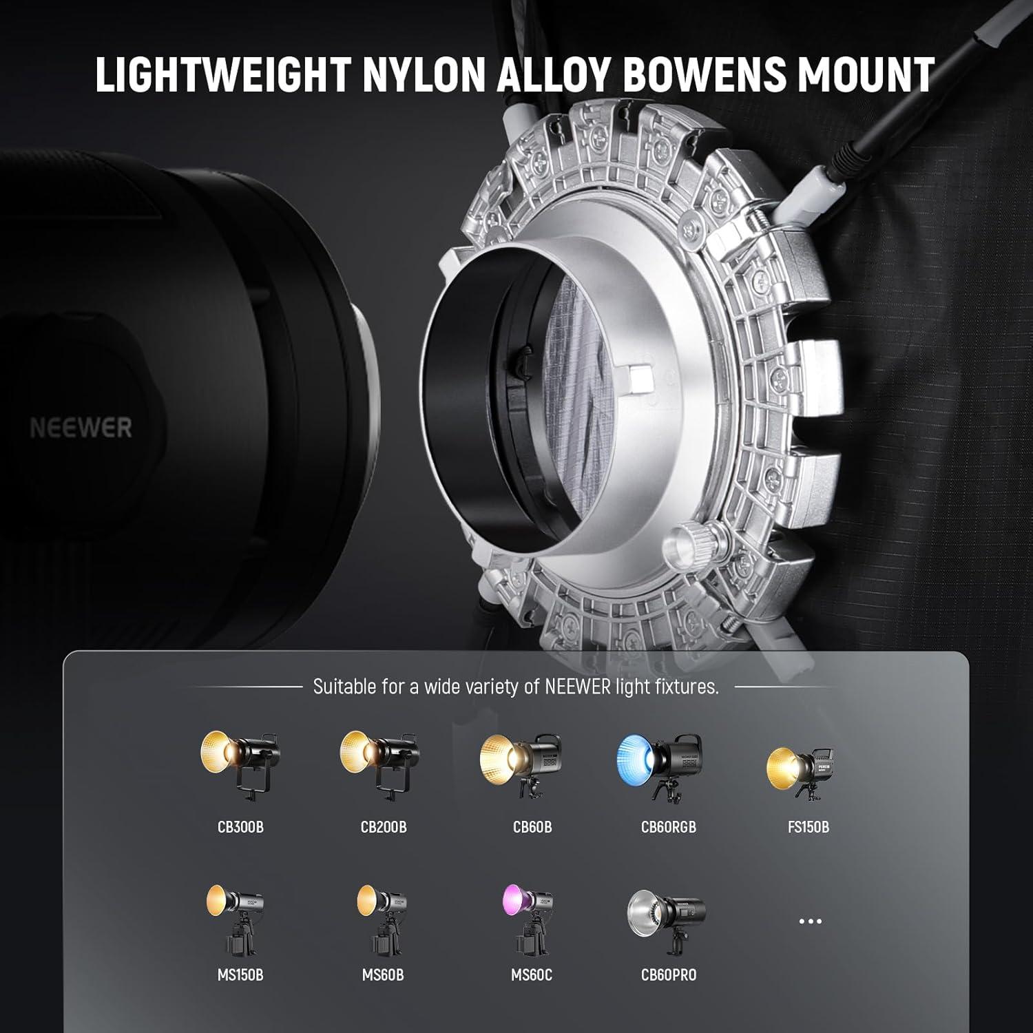 Caja Suave Plegable NEEWER 40x40cm con Difusores y Bolsa