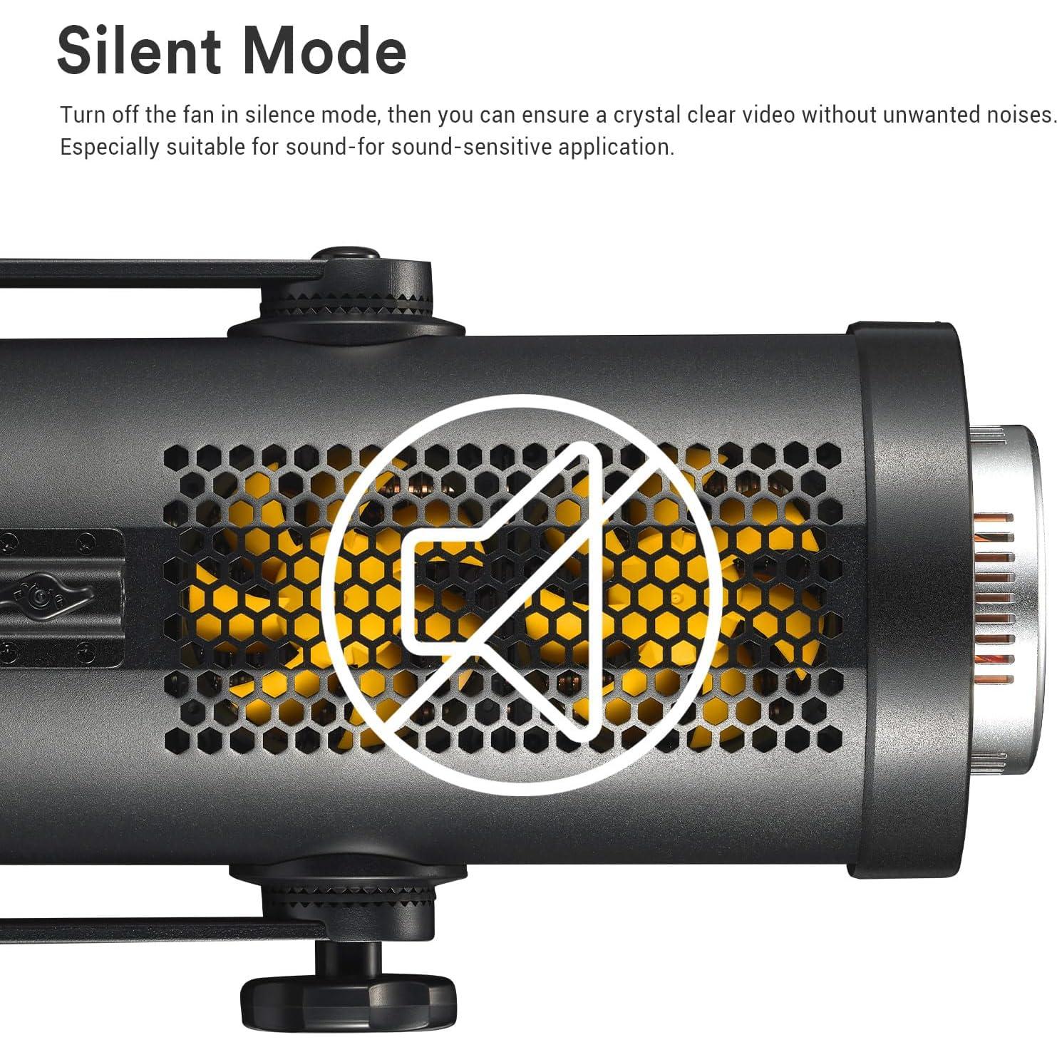 Luz LED Godox SL300III 330W Ultra Silenciosa con Control Remoto