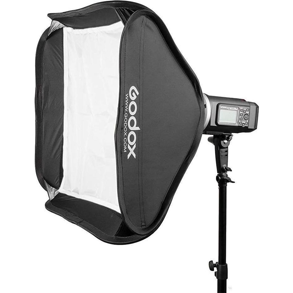 Kit Softbox Godox 80x80cm con Soporte Bowens y Estuche