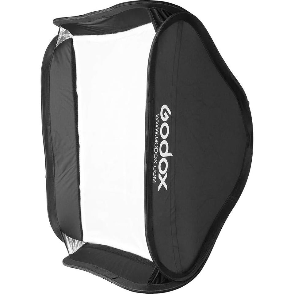 Kit Softbox Godox 80x80cm con Soporte Bowens y Estuche