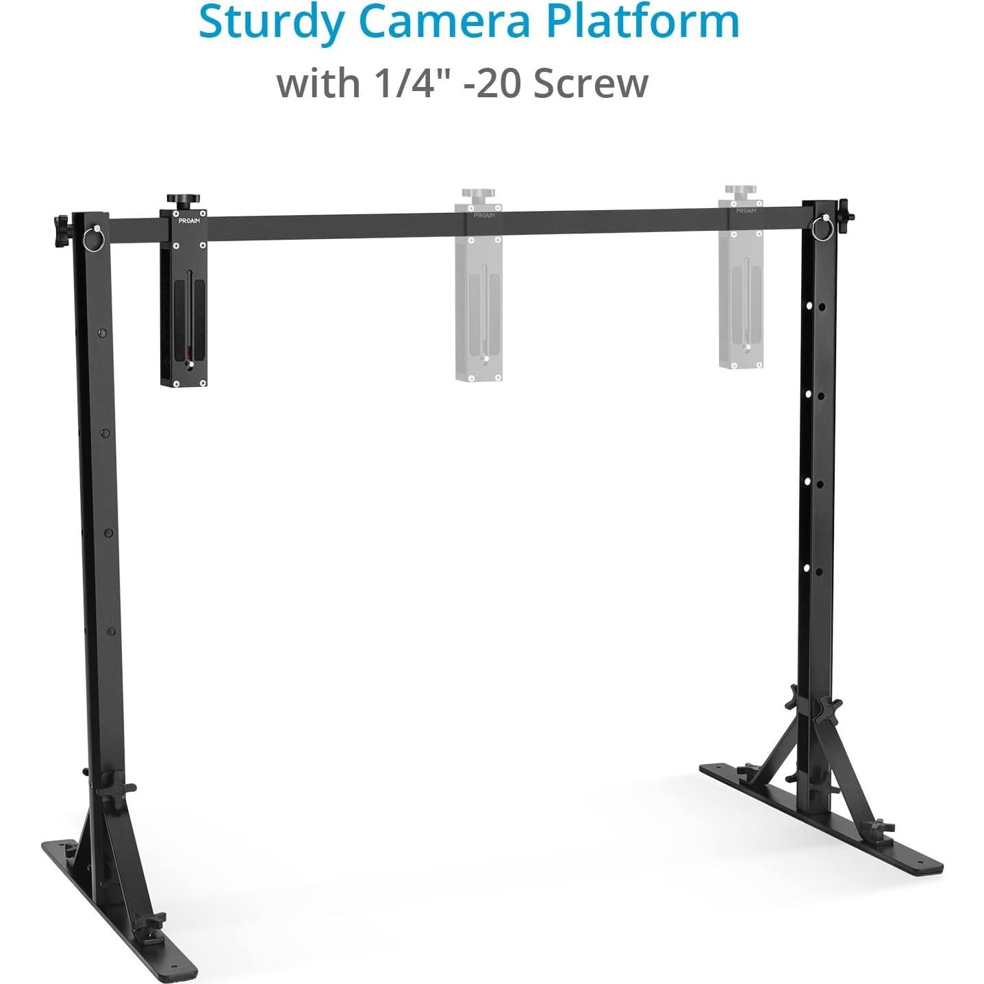 Plataforma Aérea PROAIM 88.9x22.9x20.3cm para Cámara y Luz