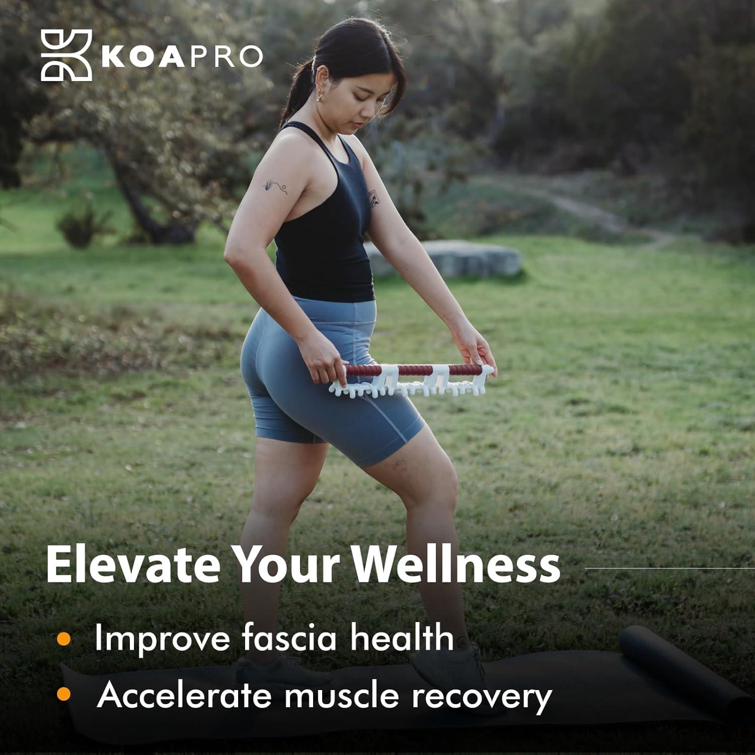 Masajeador Manual KOAPRO para Alivio de Dolor - Rojo