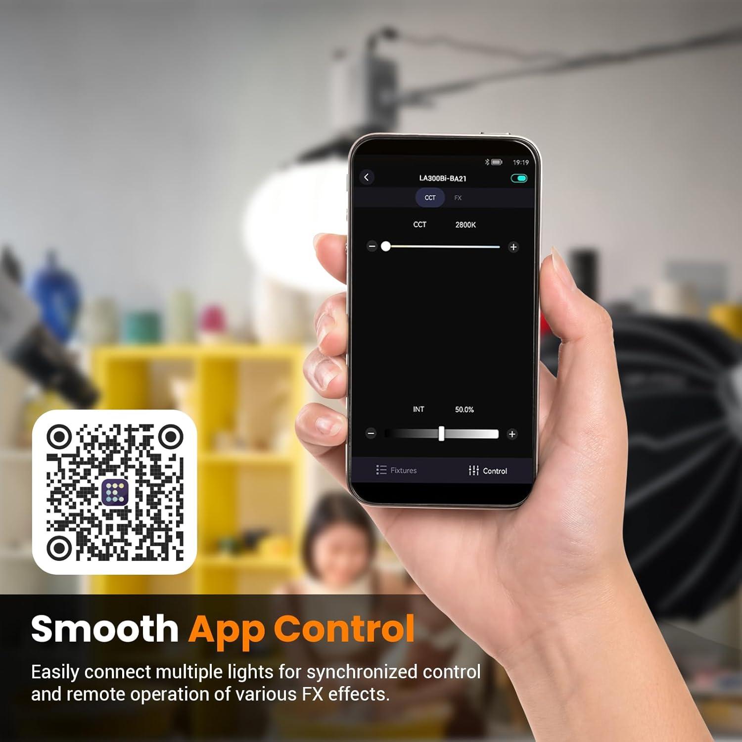 Godox LA300Bi Luz LED Video Bi-Color 330W 2800-6500K