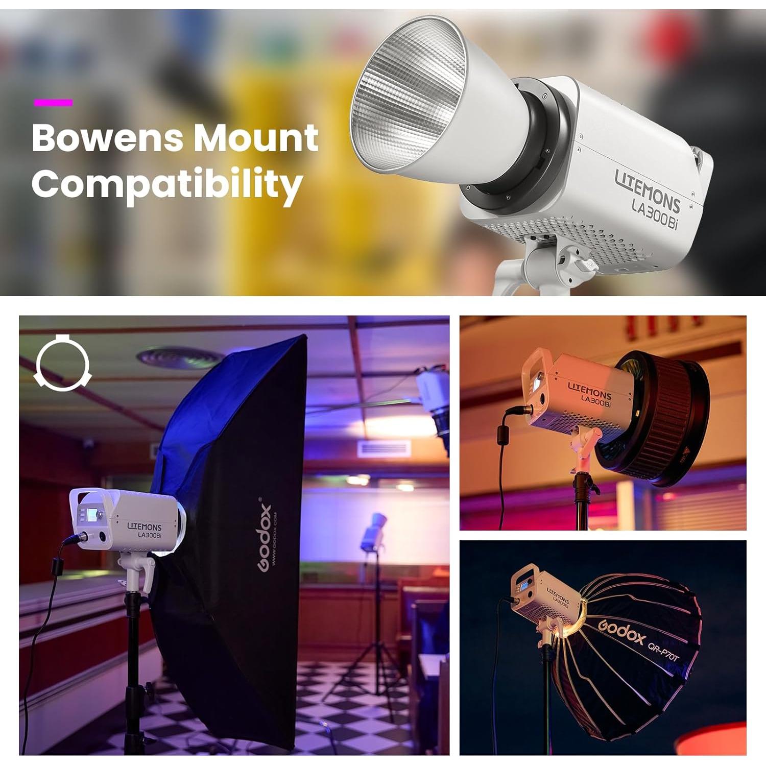 Godox LA300Bi Luz LED Video Bi-Color 330W 2800-6500K