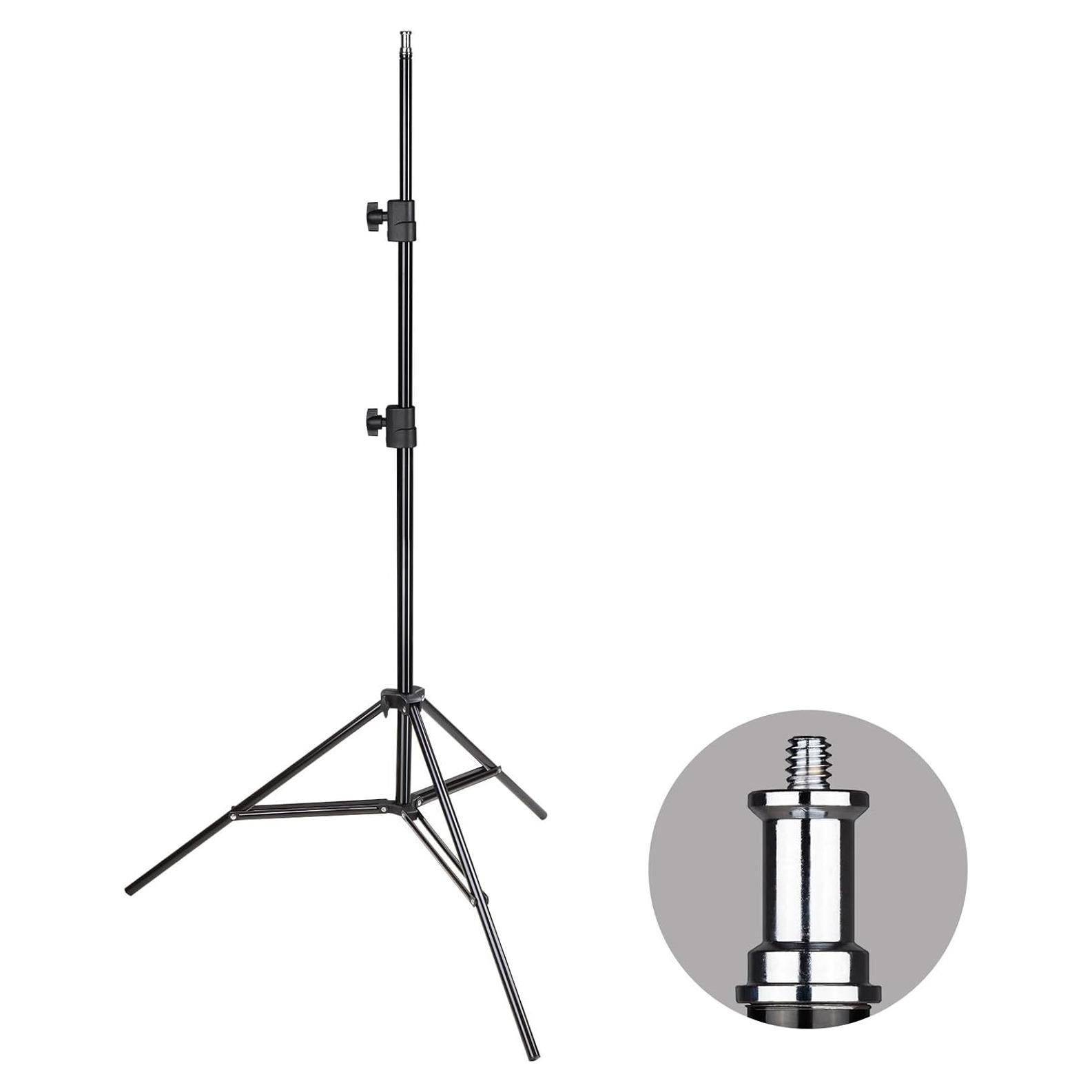 Soporte de Luz JINBEI 200cm Plegable Metal 4Kg Capacidad