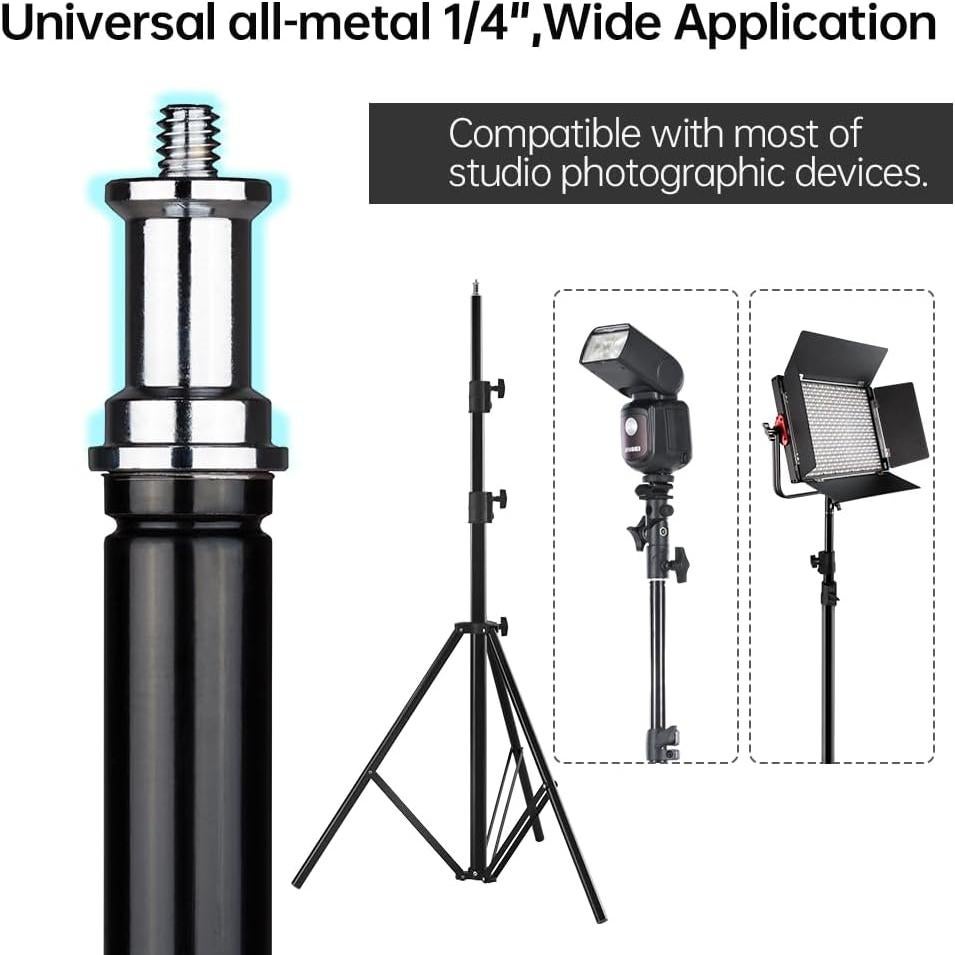 Soporte de Luz JINBEI 200cm Plegable Metal 4Kg Capacidad