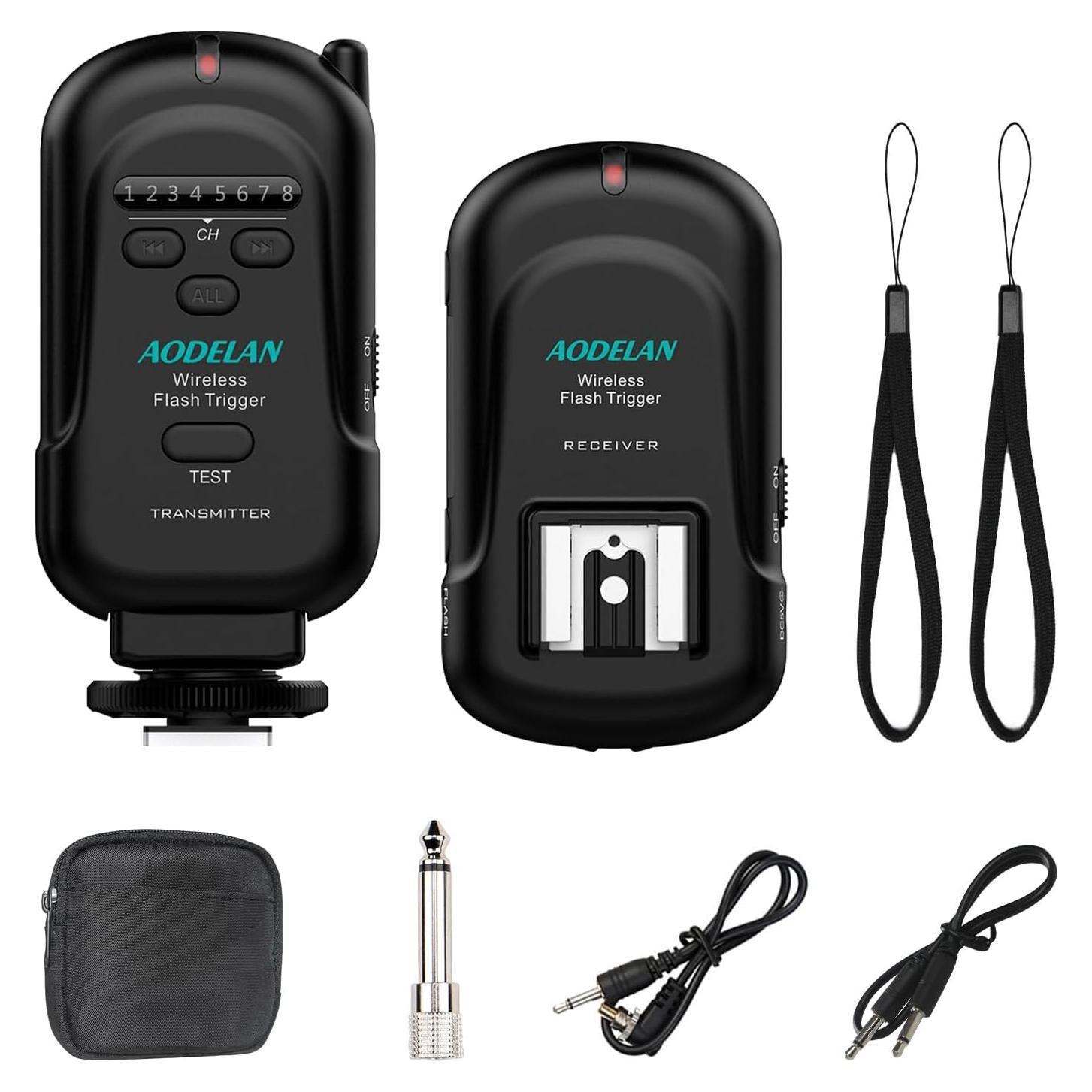 Conjunto de Disparador de Flash Inalámbrico AODELAN FT-8