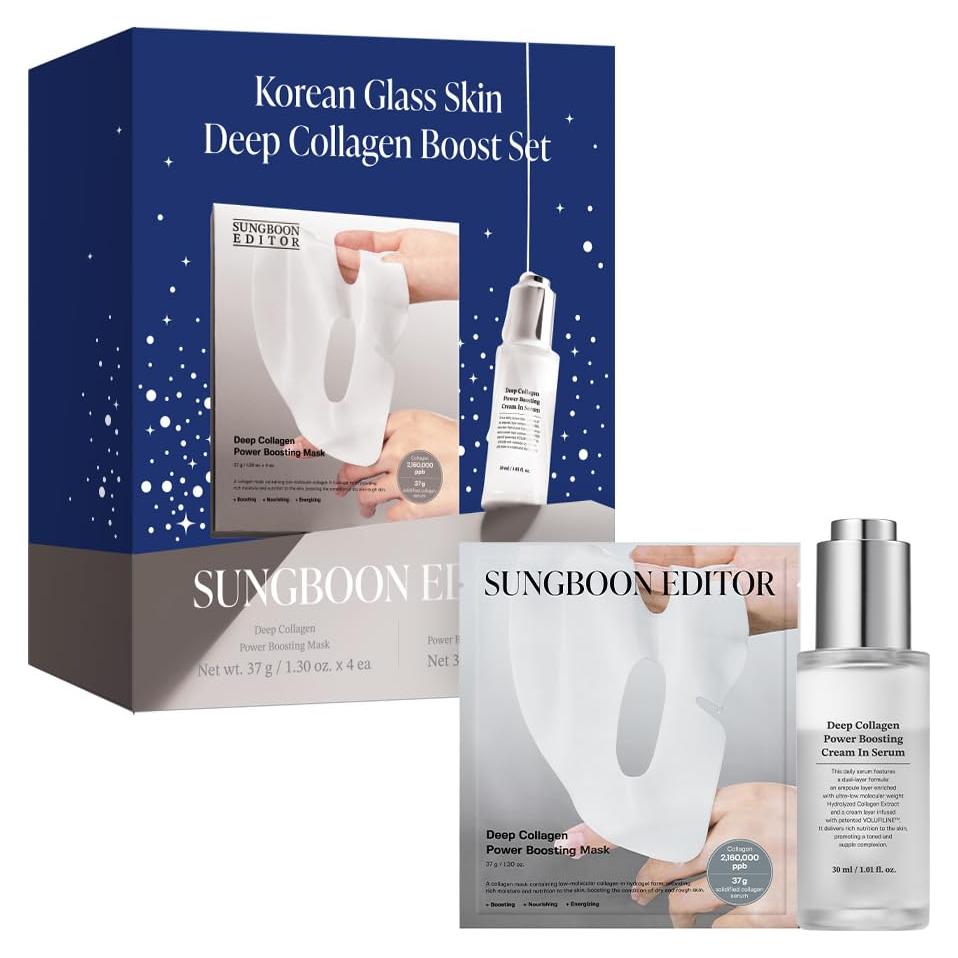 Set de Cuidado Facial Sungboon Editor Colágeno 37g x4