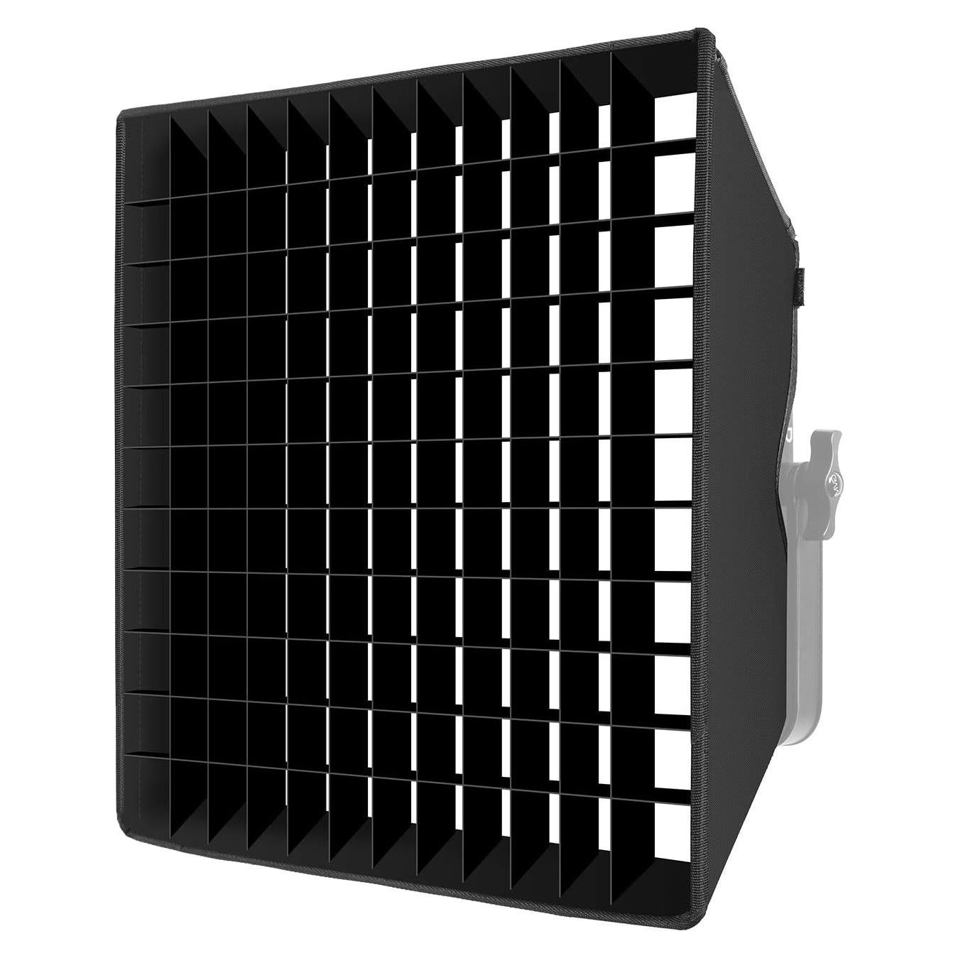 GVM Foldable Softbox Diffuser with Grid Beehive for GVM 50RS 672S MB832 520LS 520S 1200D Series LED Panel Lights, Video Lights, Suitable for Portrait Photography, Video Lighting, 14.9 x 15.7