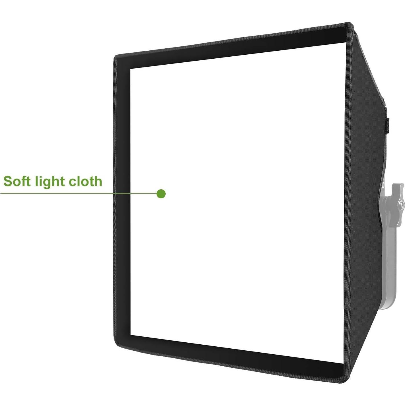 GVM Foldable Softbox Diffuser with Grid Beehive for GVM 50RS 672S MB832 520LS 520S 1200D Series LED Panel Lights, Video Lights, Suitable for Portrait Photography, Video Lighting, 14.9 x 15.7