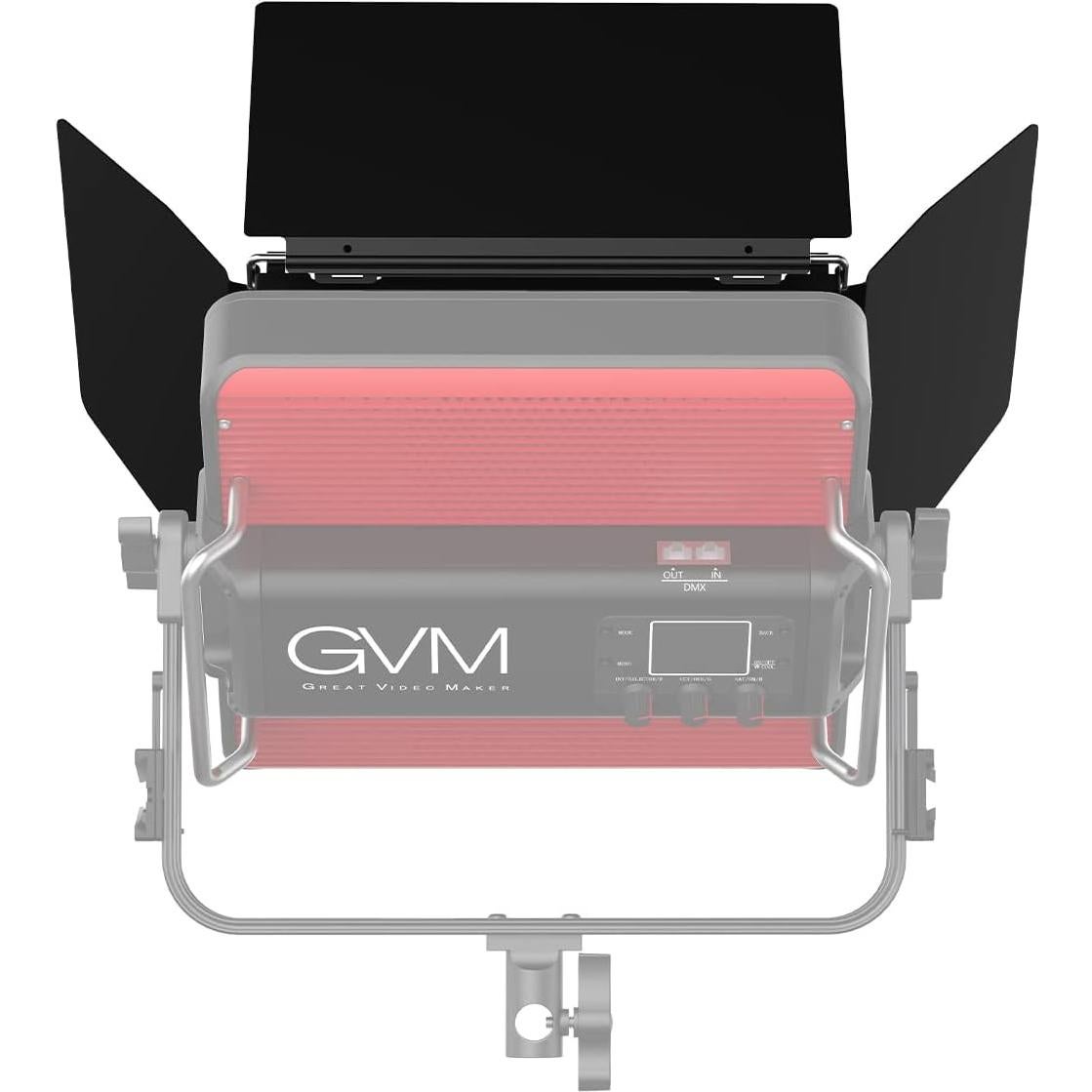 Puerta de Granero Plegable GVM para Luz YU150R - Aluminio y Terciopelo