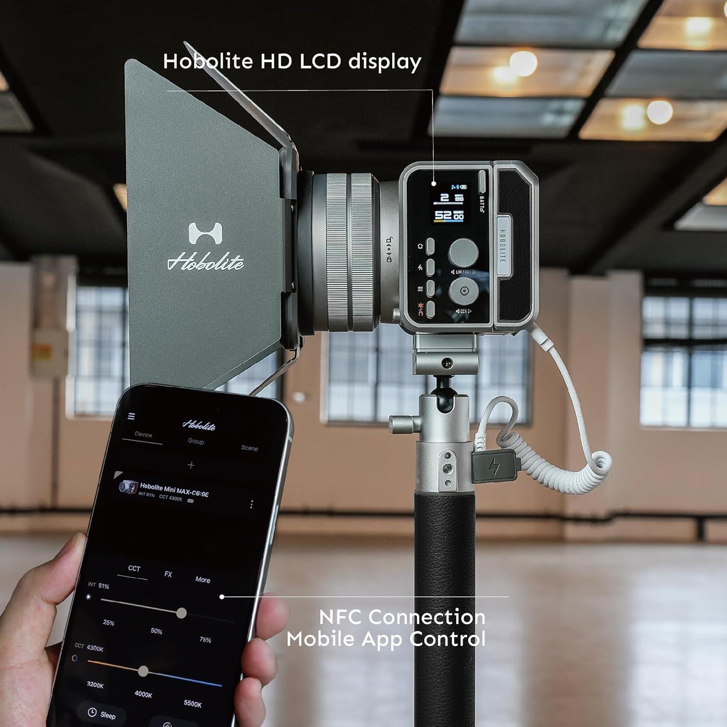 Kit de Viaje Mini Max Hobolite 40W LED Bi-Color 2700K-6500K