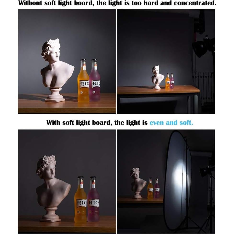 Panel Difusor de Luz FIEWSZIHU 150x100cm Plegable para Fotografía