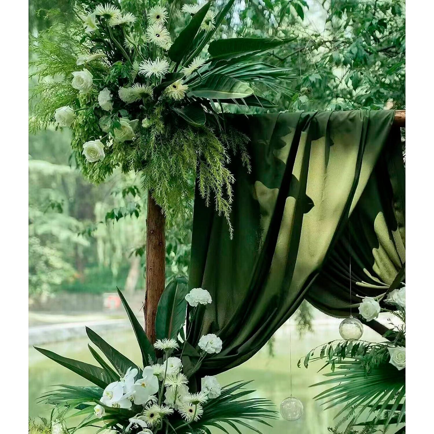 Cortinas de gasa transparente EHLDekol 2 paneles 1.52m x 3.05m