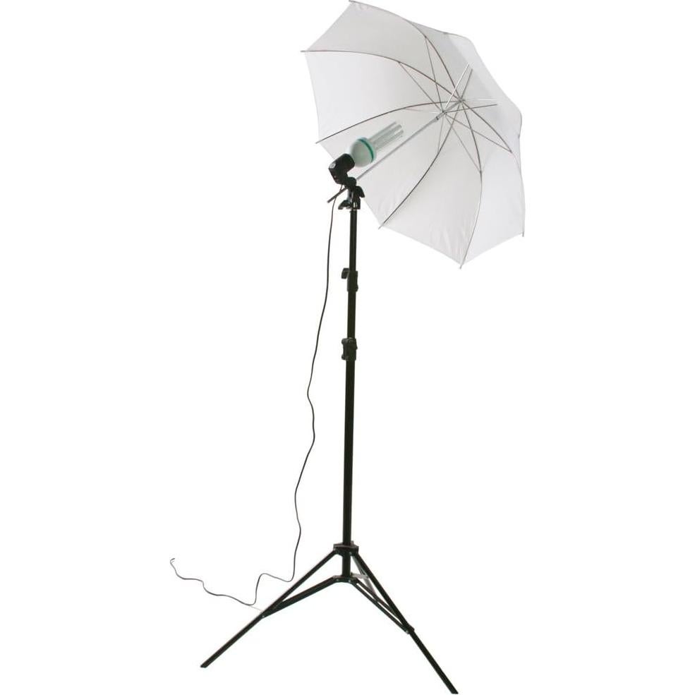 Kit de Iluminación LED ePhoto 2x120 con Paraguas 5500K