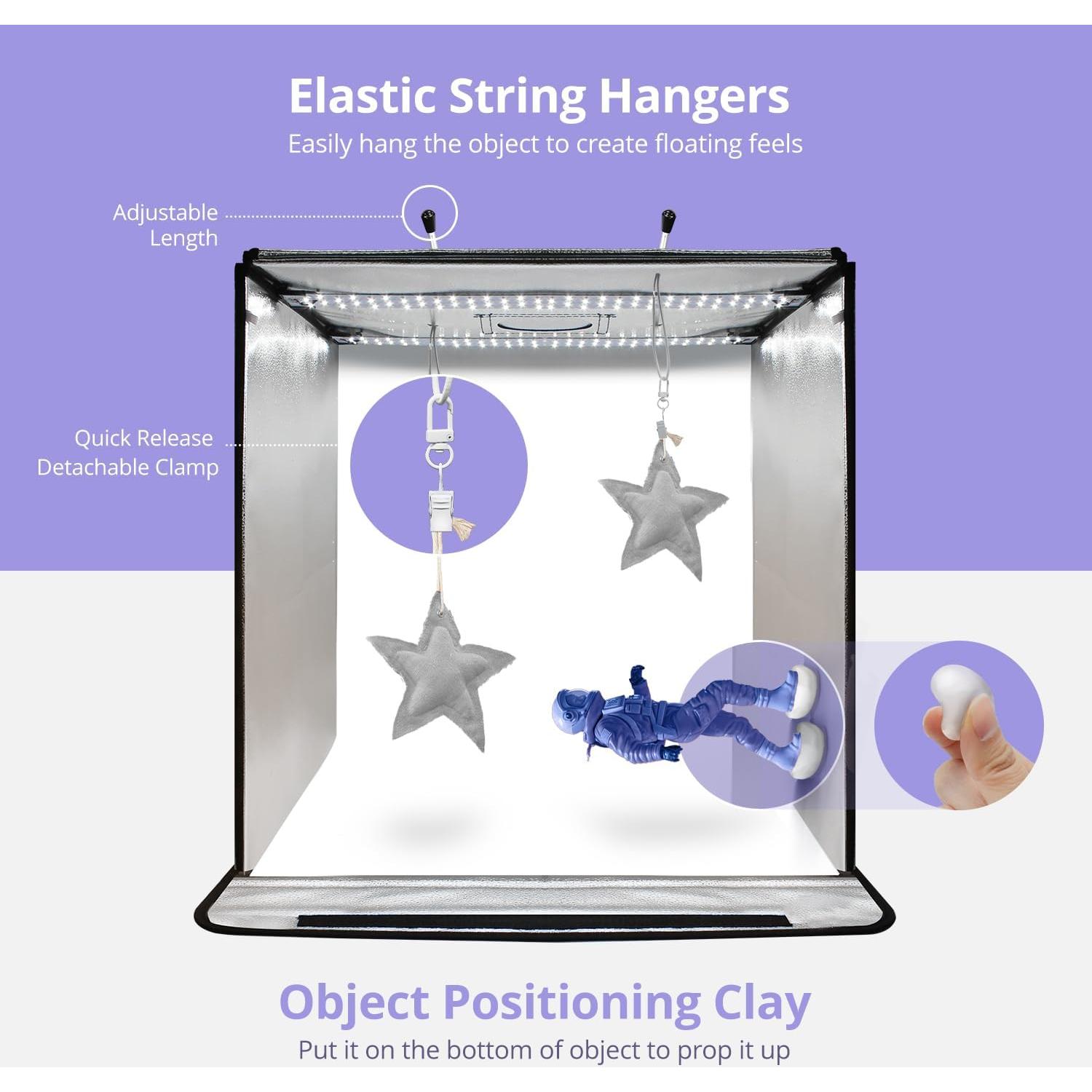 Caja de Luz LED LimoStudio 61x61 cm 120 LED 4000 Lúmenes