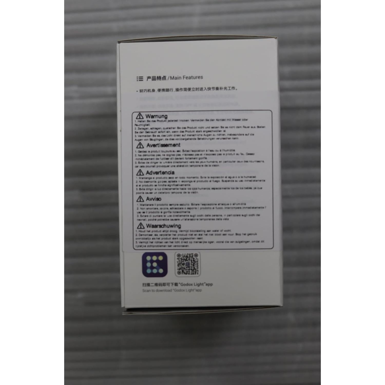 Luz LED Bi-Color Godox RS60Bi 2800-6500K 11 Efectos