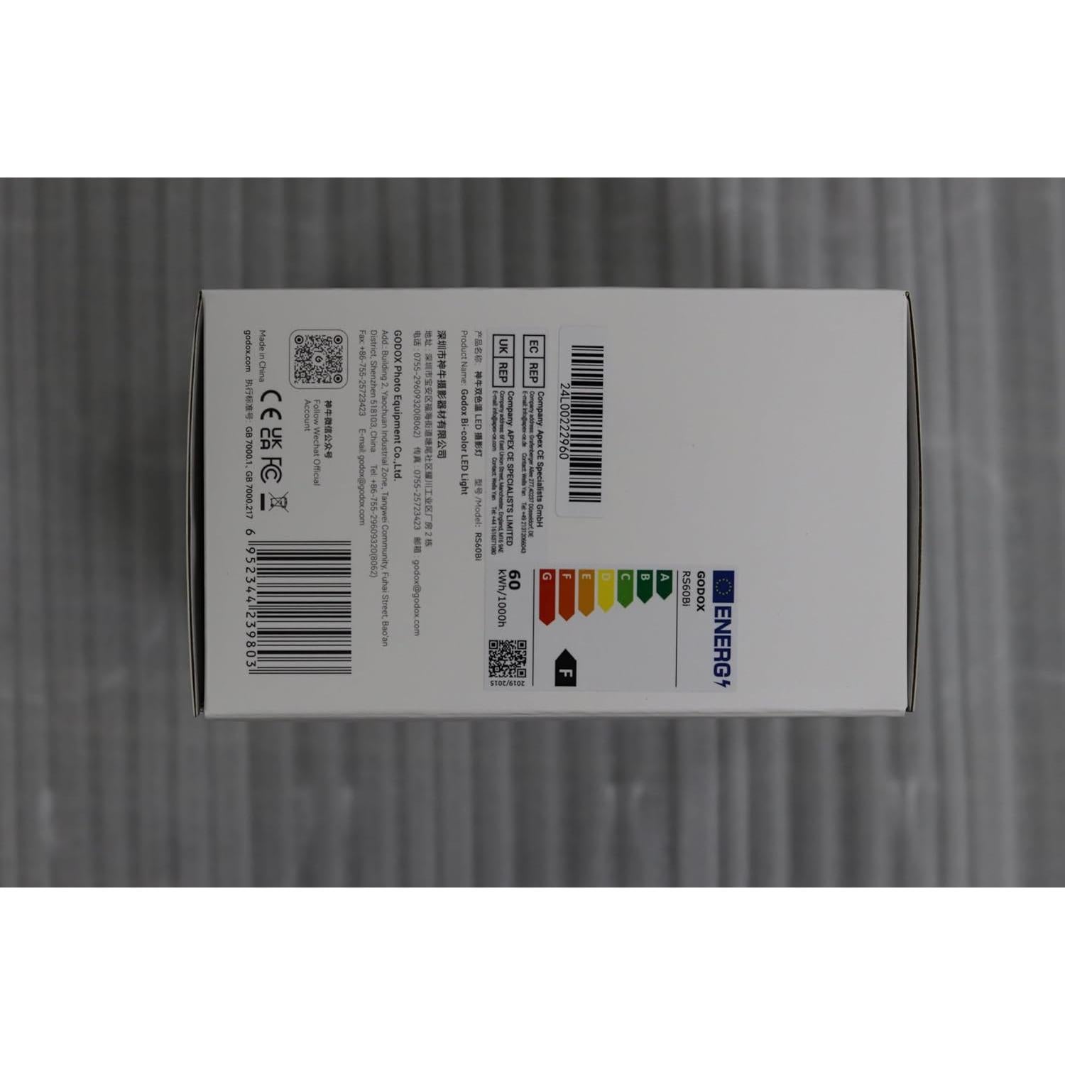 Luz LED Bi-Color Godox RS60Bi 2800-6500K 11 Efectos