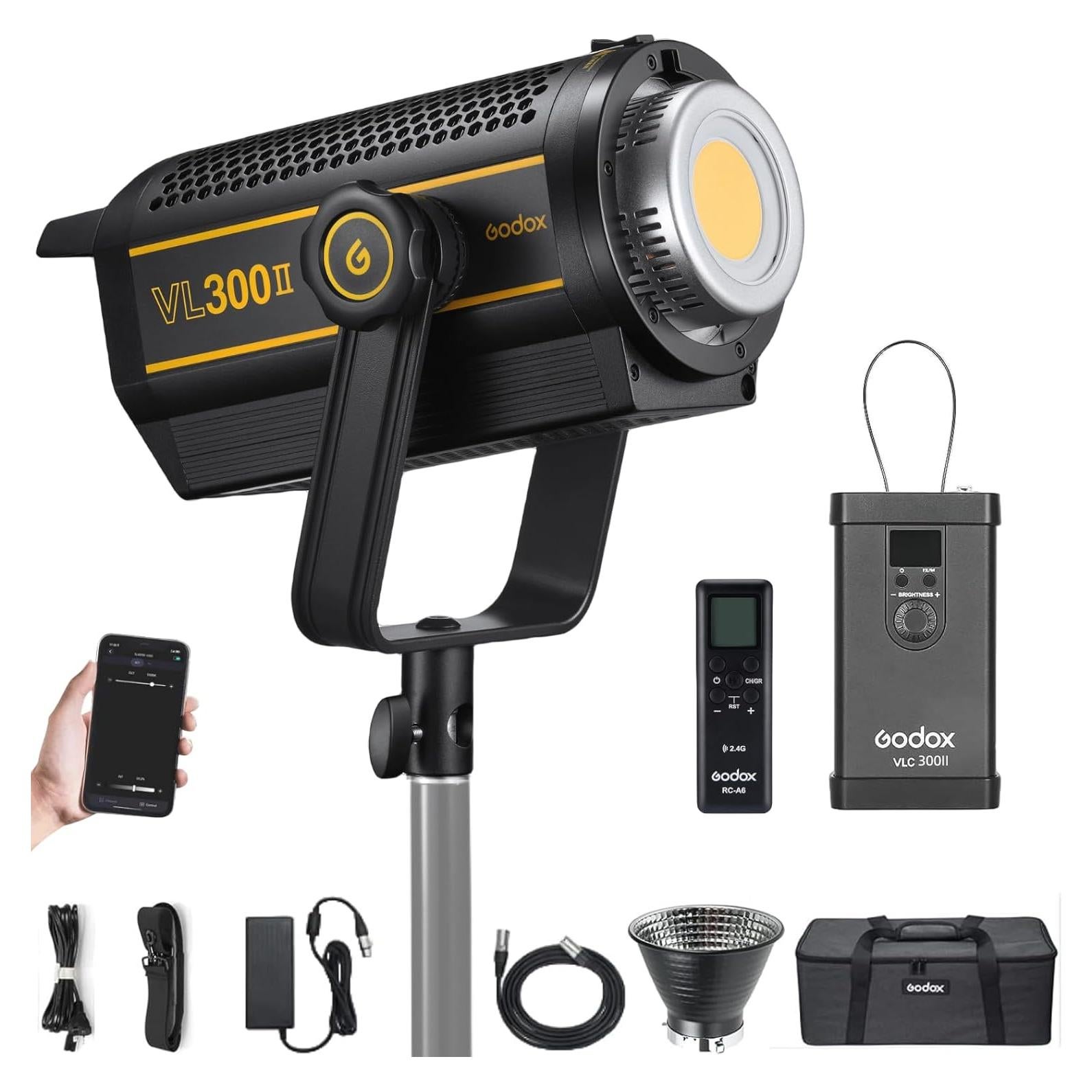 Luz LED Godox VL300II Profesional 320W 5600K CRI 96+