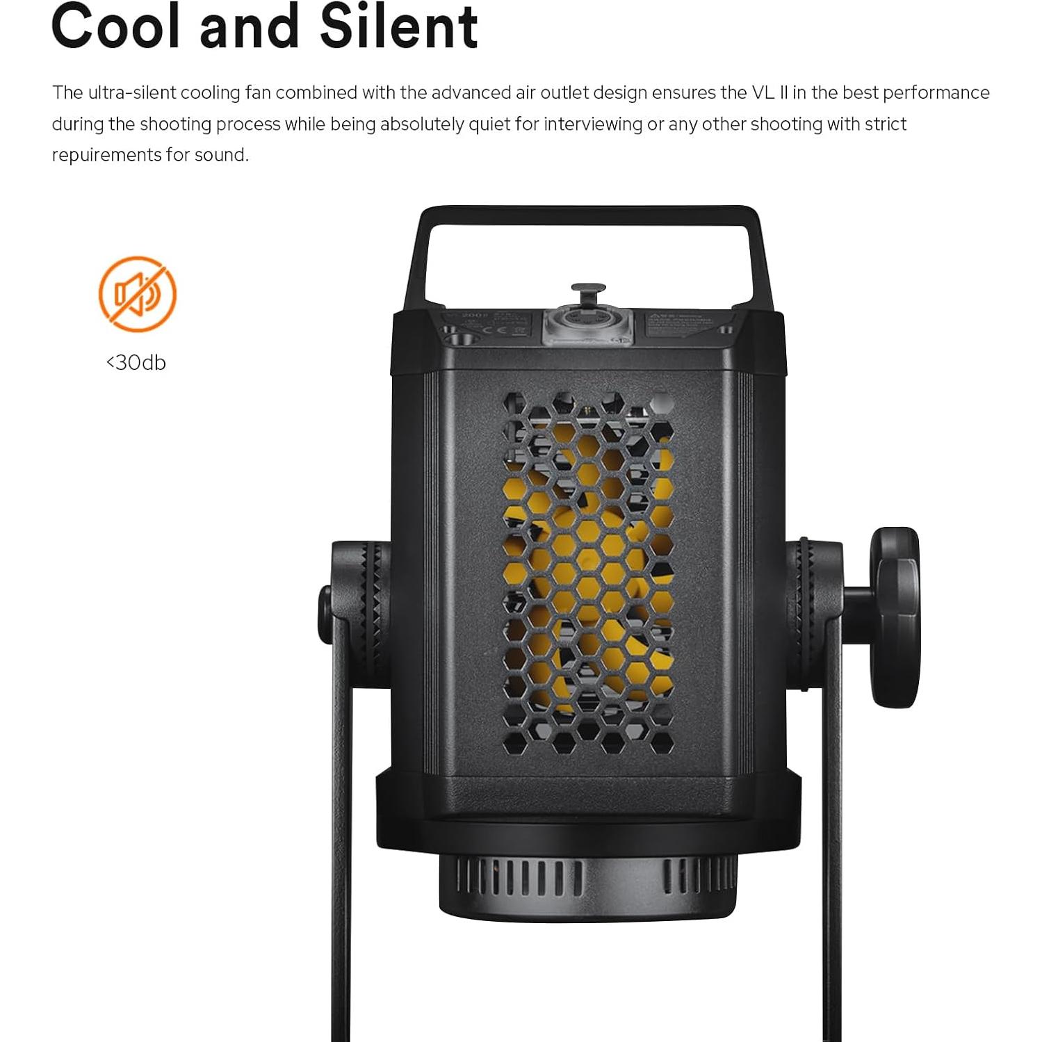 Luz LED Godox VL300II Profesional 320W 5600K CRI 96+